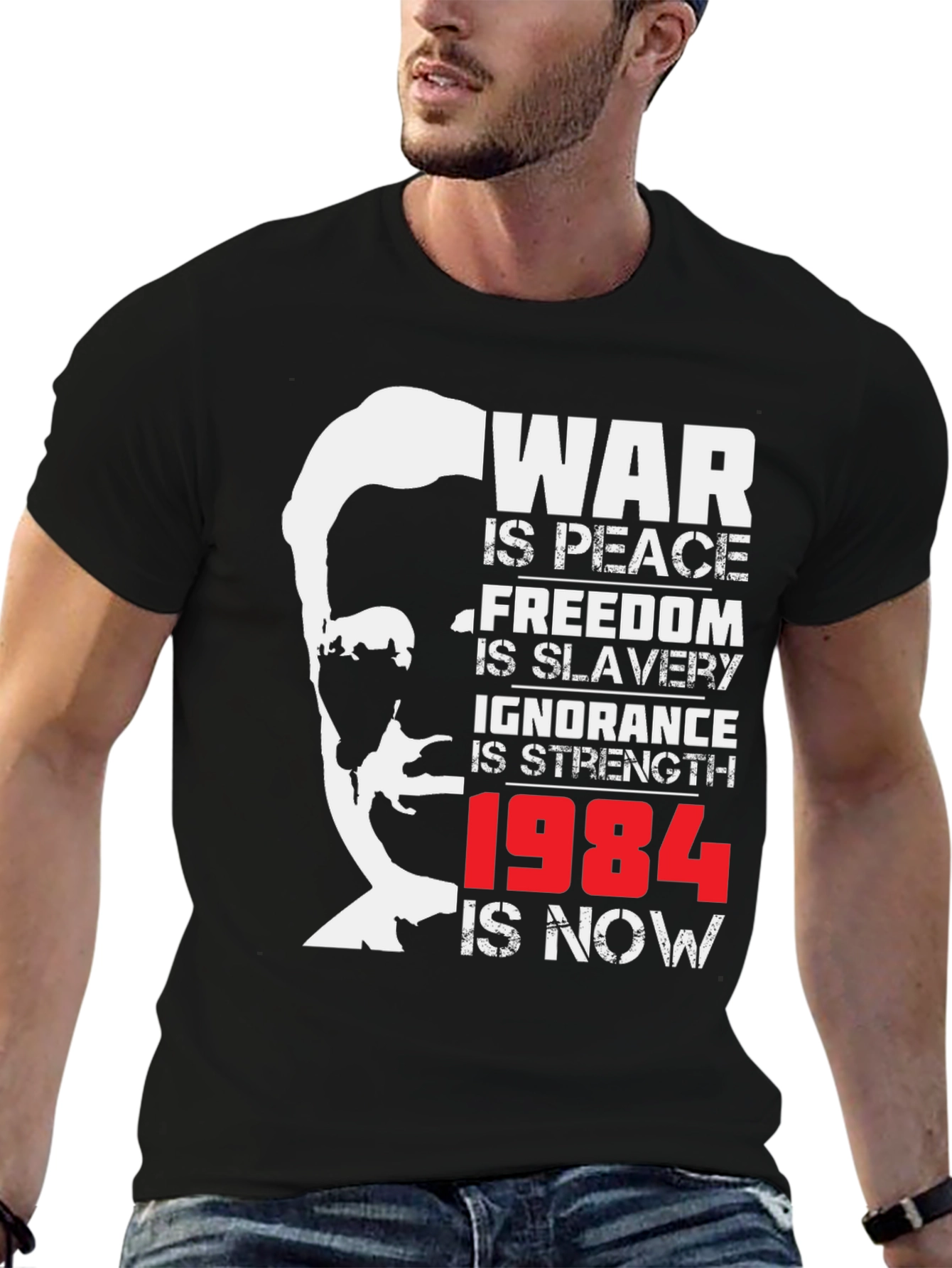 1984 Orwell T-Shirt: War is Peace Freedom is Slavery