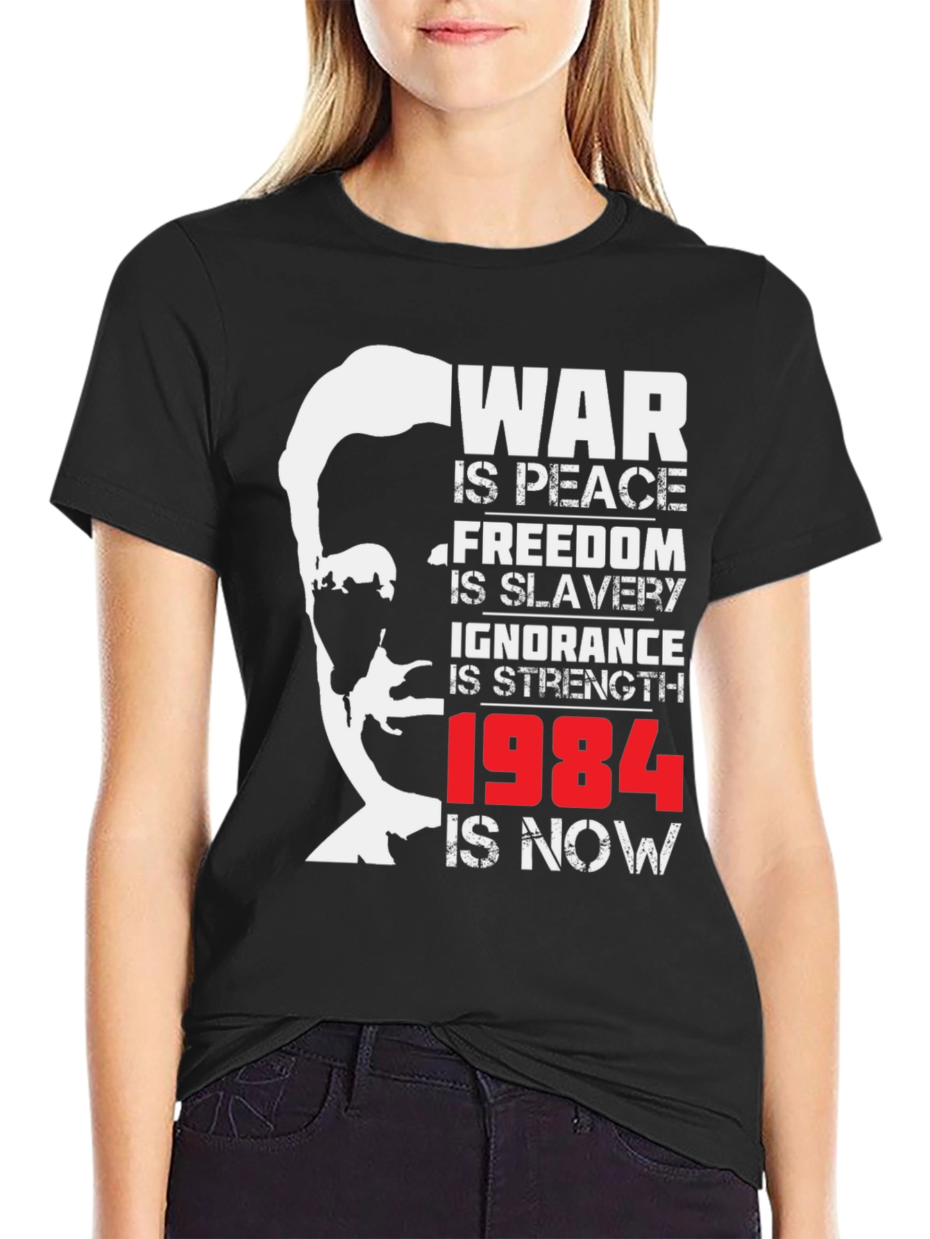 1984 Orwell T-Shirt: War is Peace Freedom is Slavery