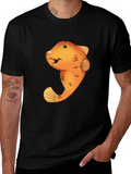 Funny Fish Graphic Tee - Black