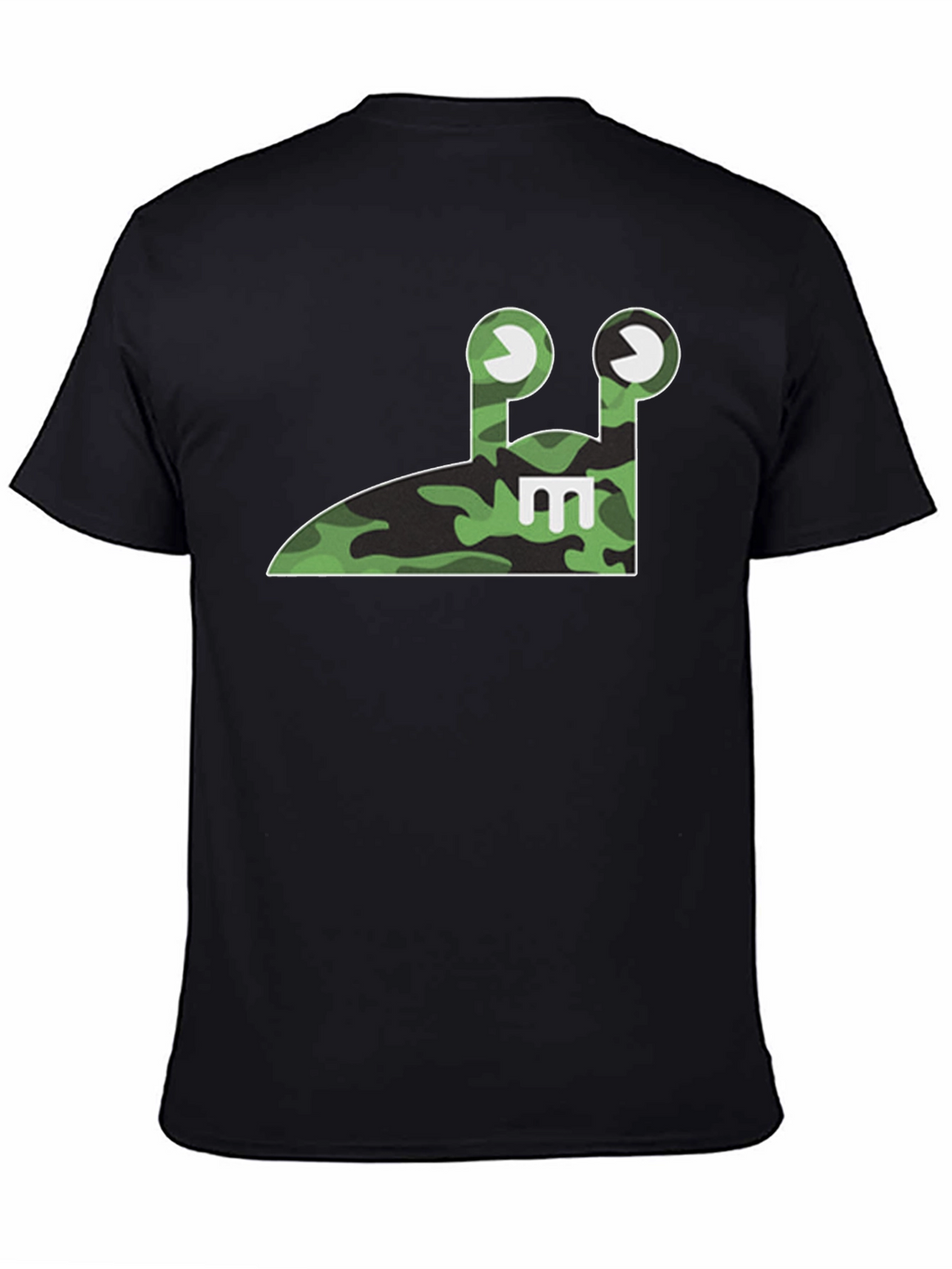 Camo Slug E T-Shirt - Fun Unique Design