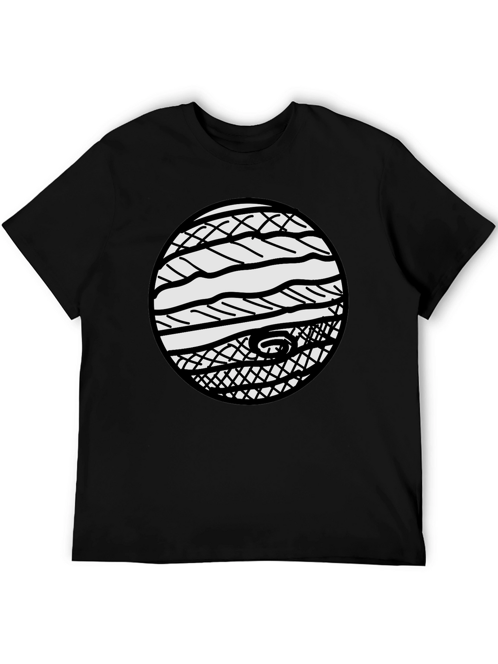 Graphic Print Crew Neck Tee