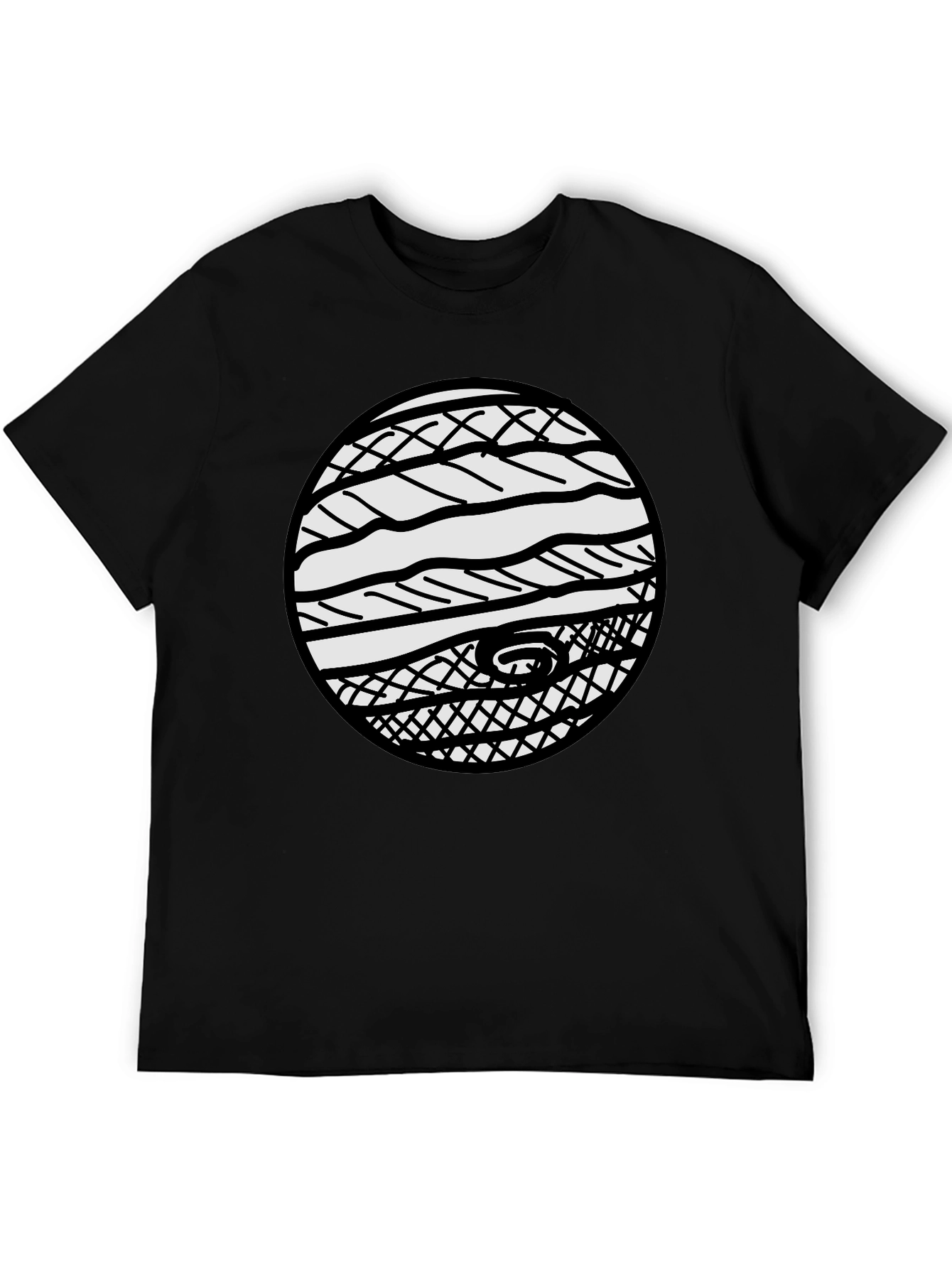Graphic Print Crew Neck Tee