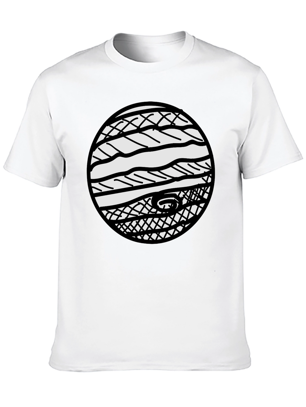 Graphic Print Crew Neck Tee