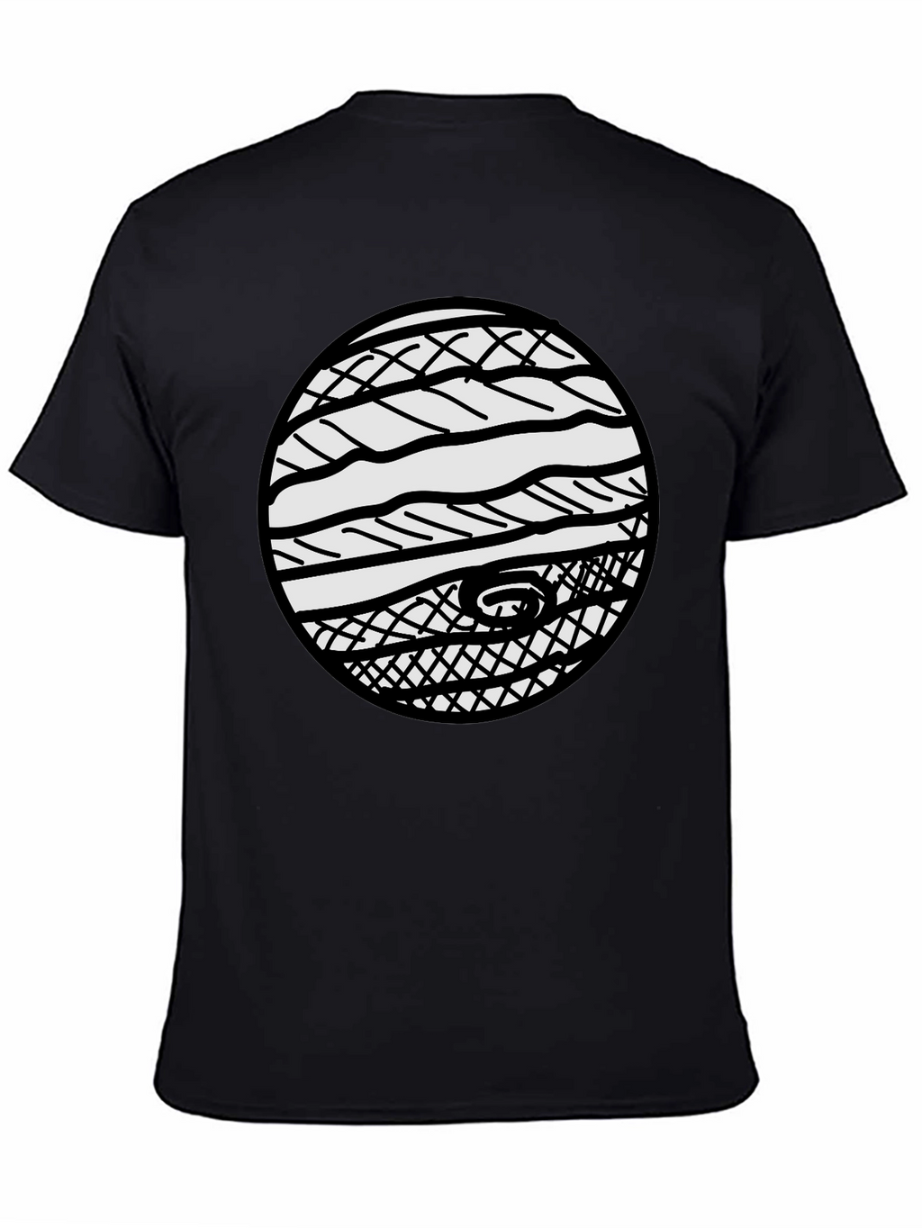Graphic Print Crew Neck Tee