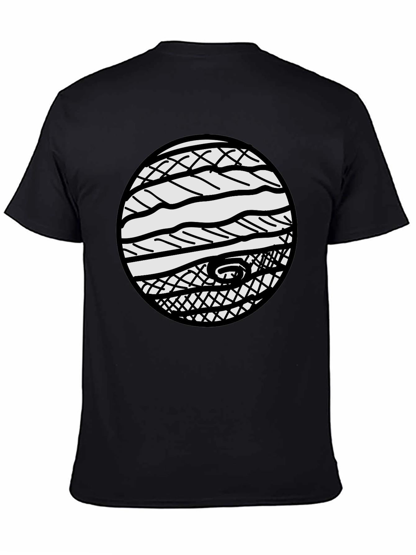 Graphic Print Crew Neck Tee