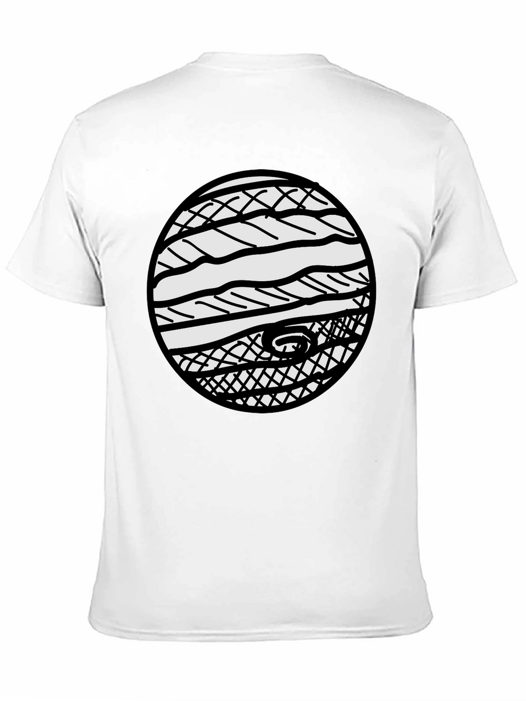 Graphic Print Crew Neck Tee