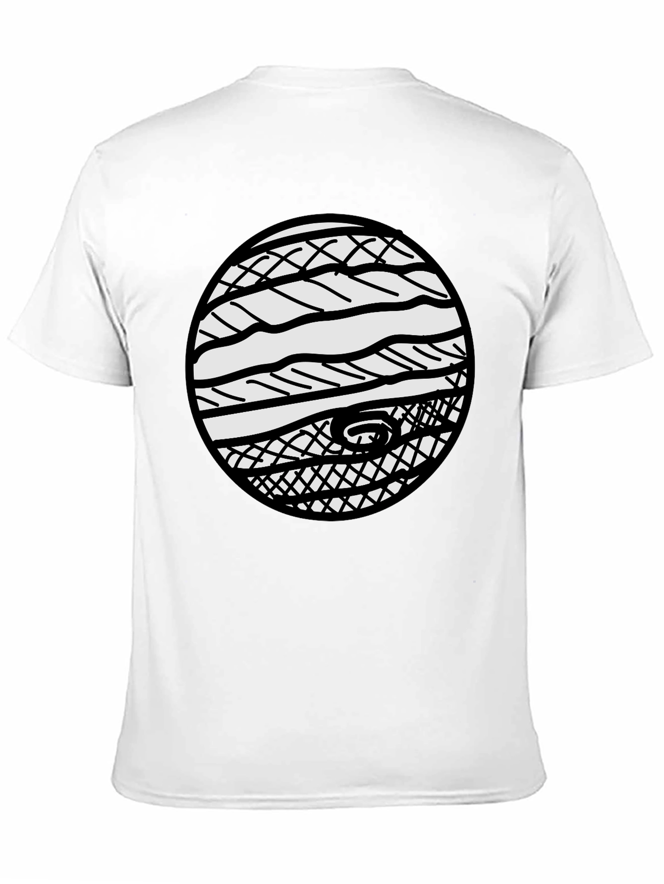 Graphic Print Crew Neck Tee