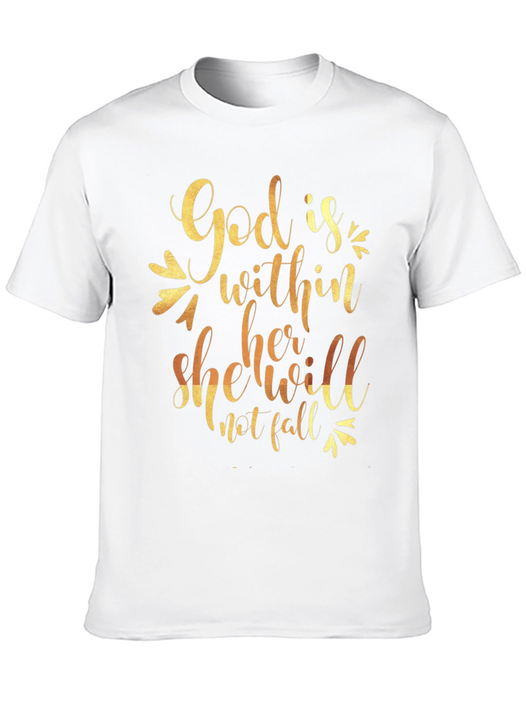 Faith-Based Graphic Tee: God Is Within Her