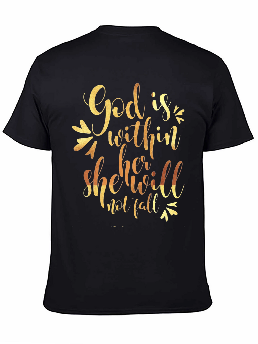 Faith-Based Graphic Tee: God Is Within Her