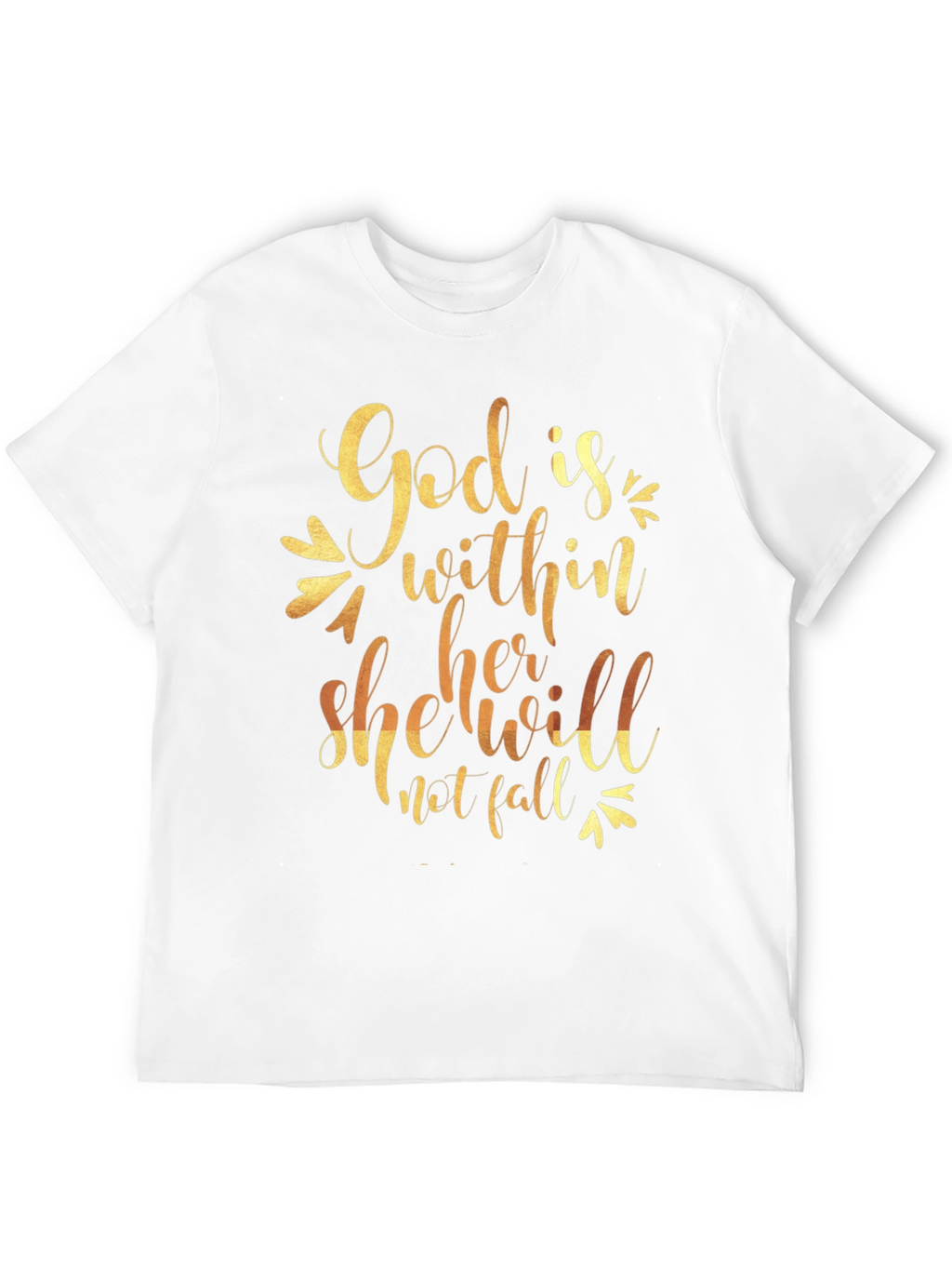 Faith-Based Graphic Tee: God Is Within Her