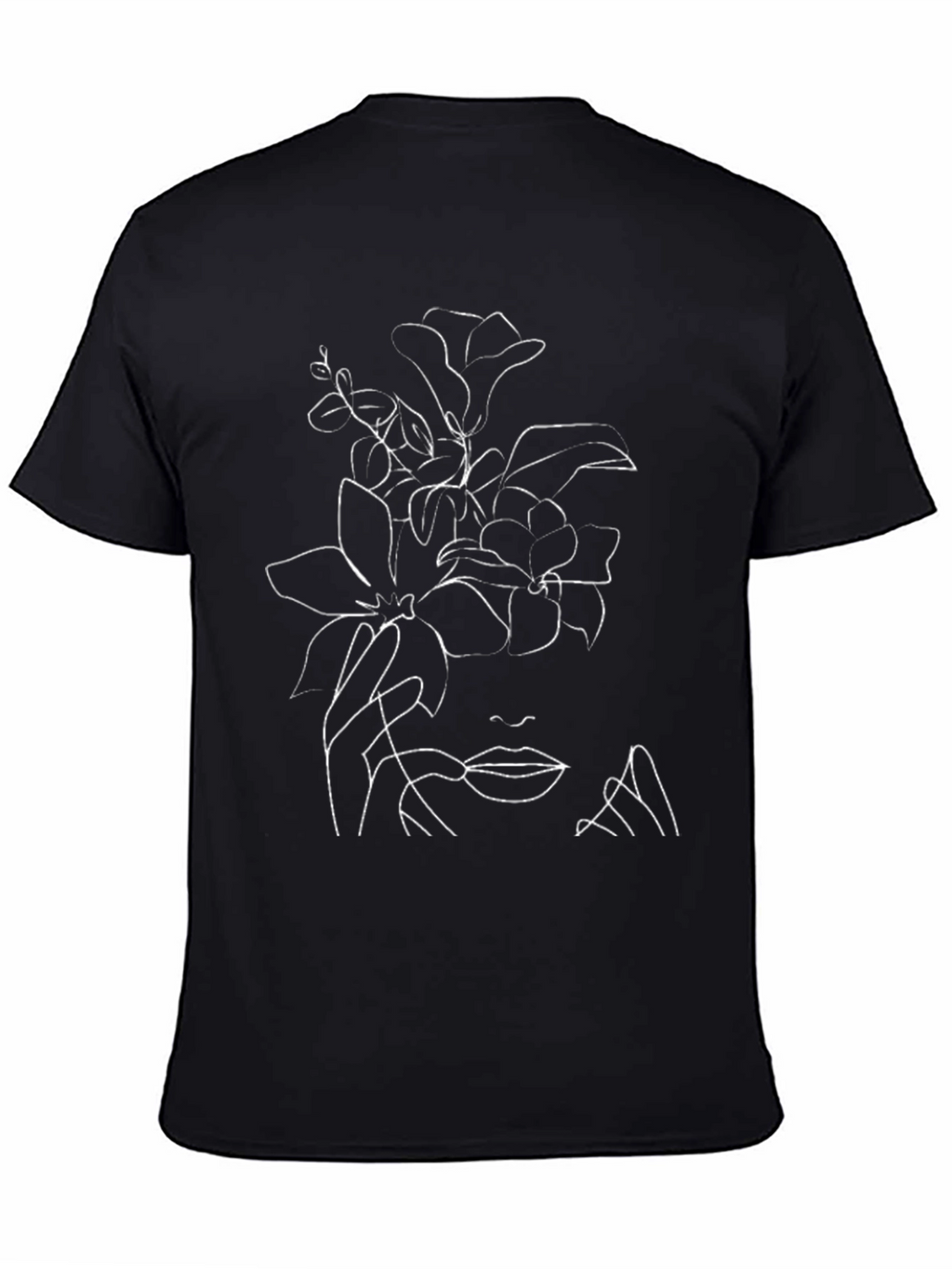 Floral Portrait Graphic Tee