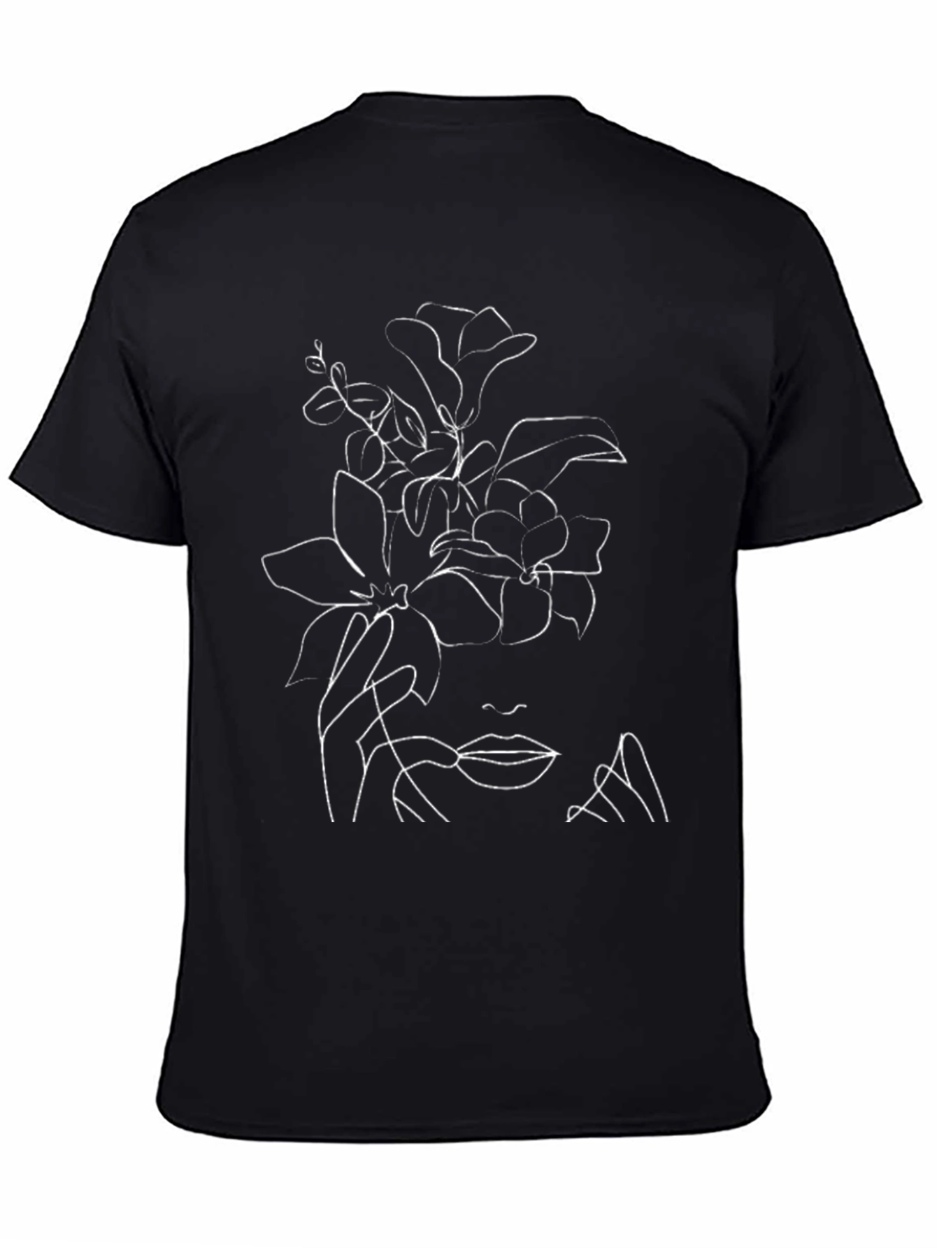 Floral Portrait Graphic Tee