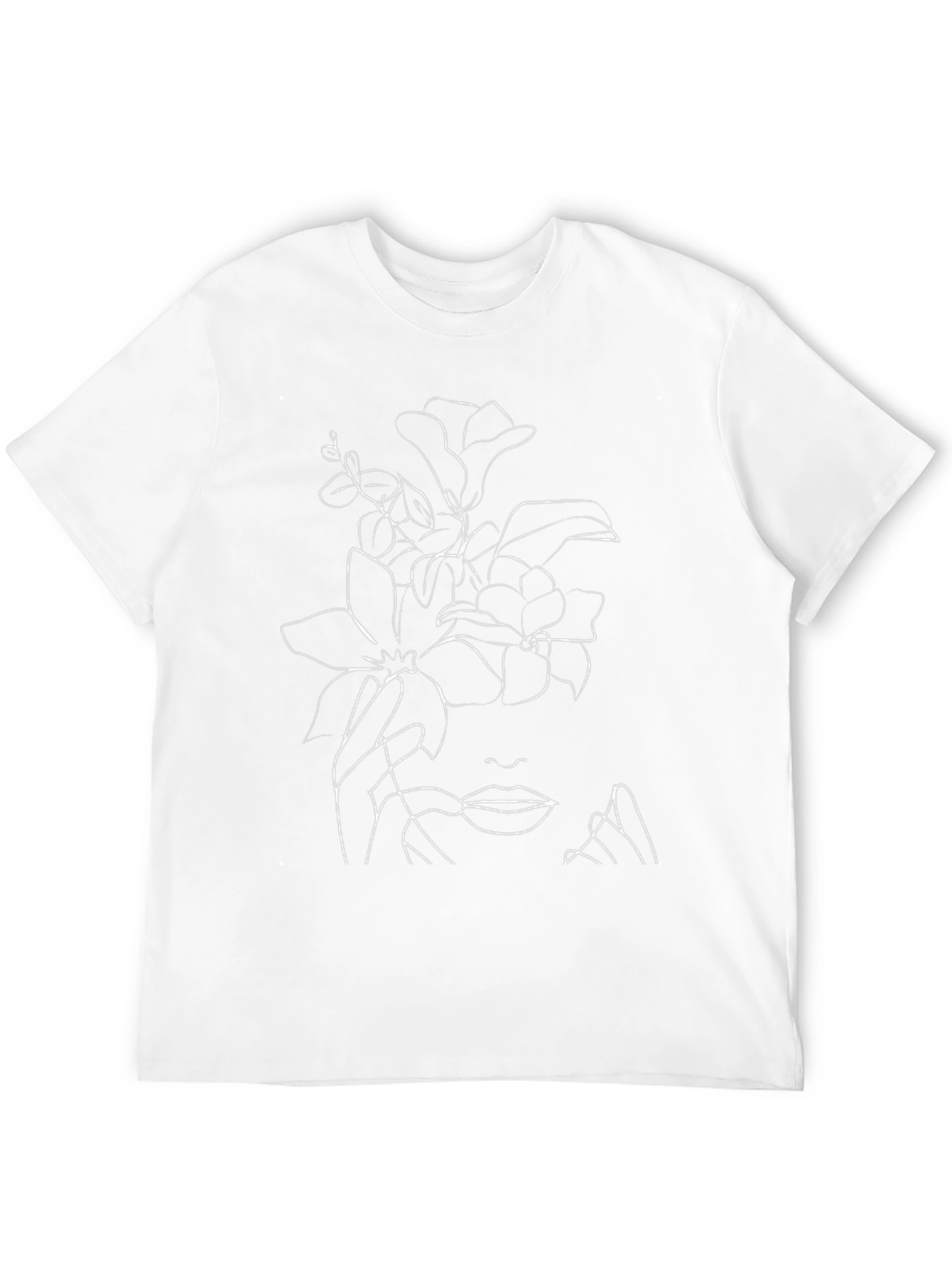 Floral Portrait Graphic Tee