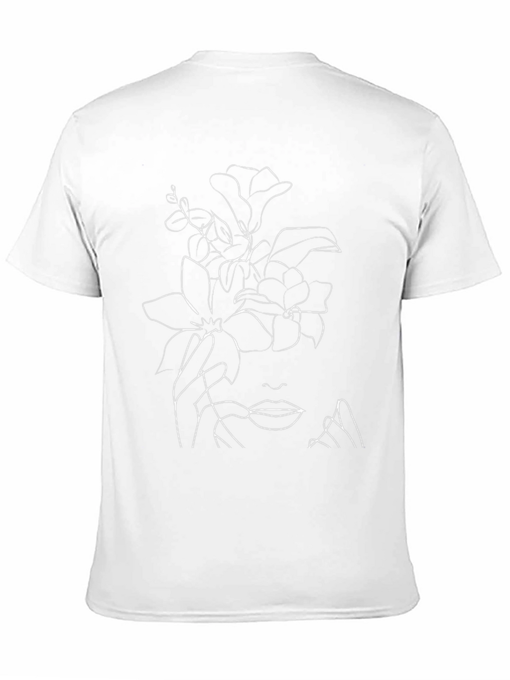 Floral Portrait Graphic Tee