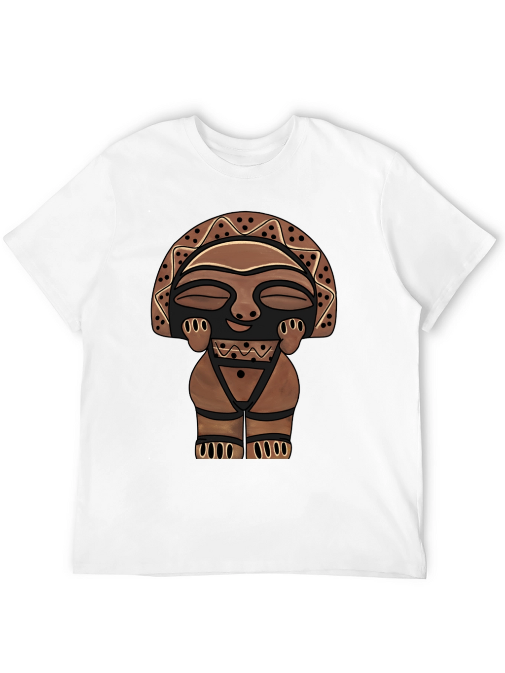 Tribal Totem Graphic Tee - Mens Black T-Shirt