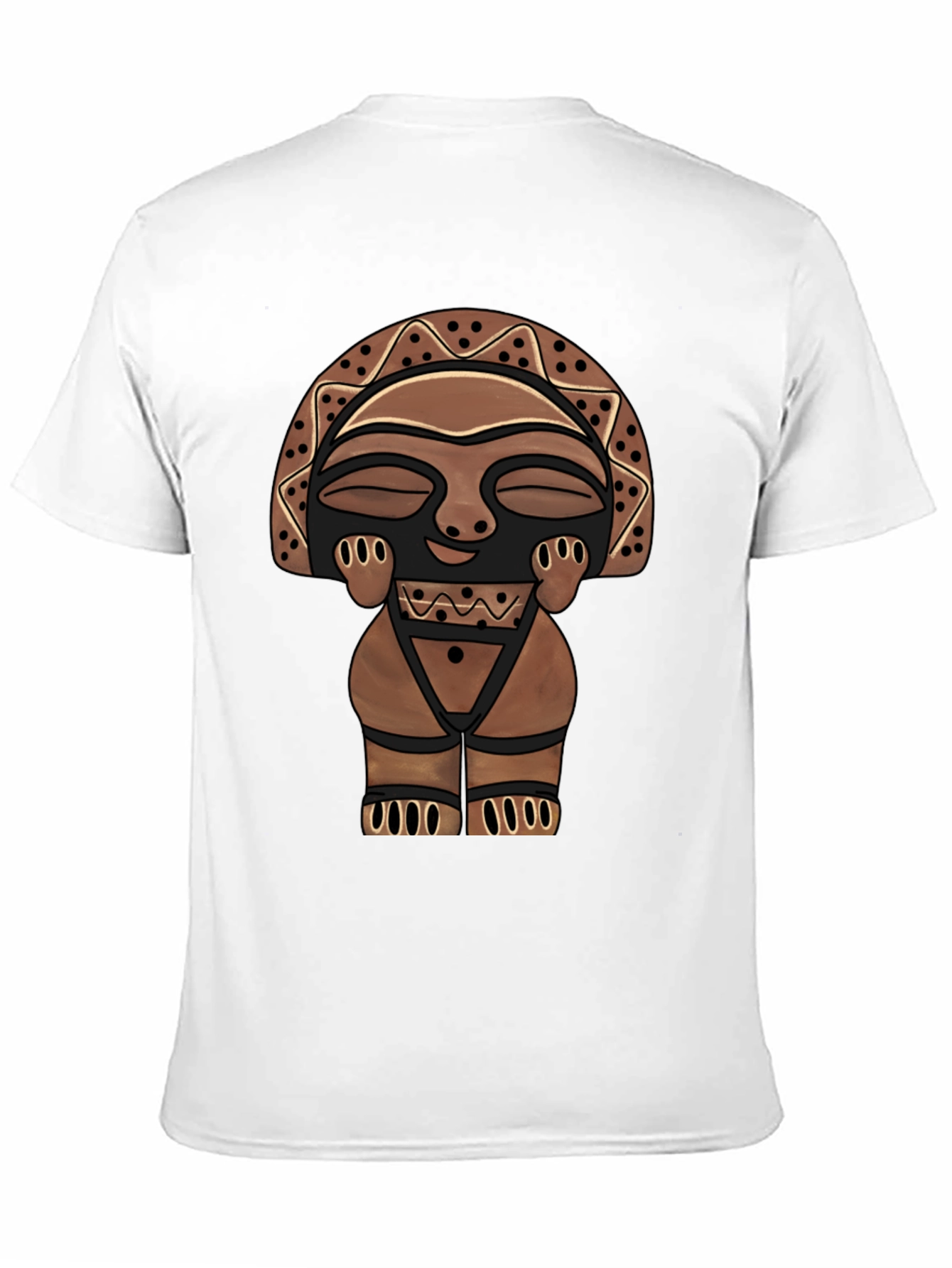 Tribal Totem Graphic Tee - Mens Black T-Shirt