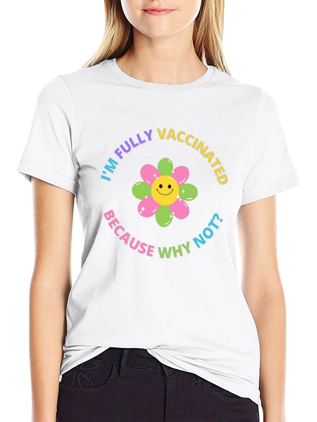 Fully Vaccinated Graphic Tee - Black T-Shirt