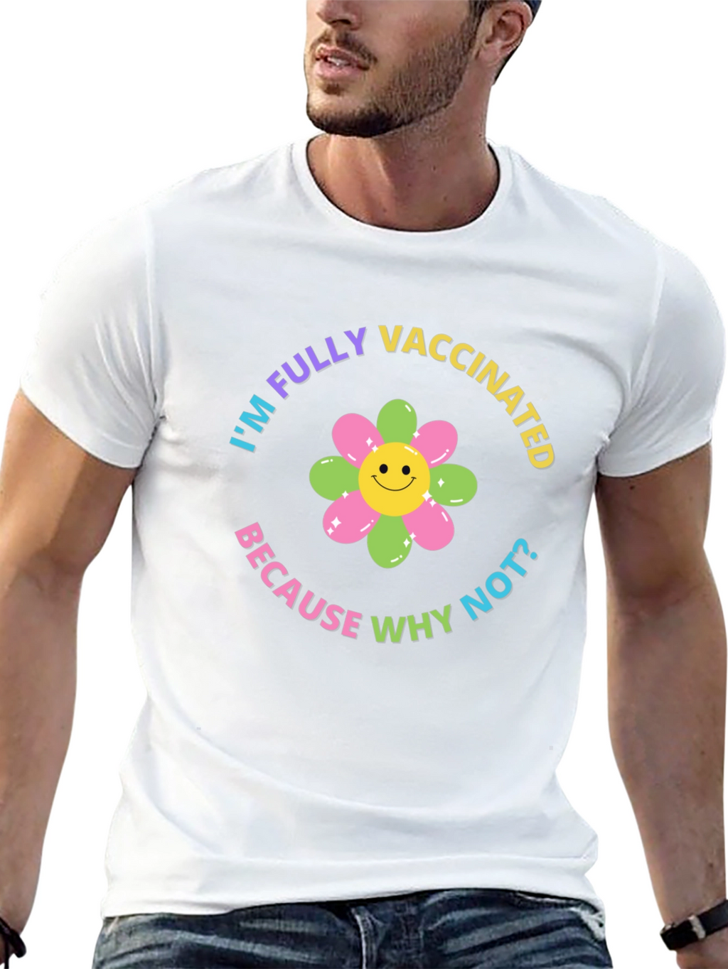 Fully Vaccinated Graphic Tee - Black T-Shirt