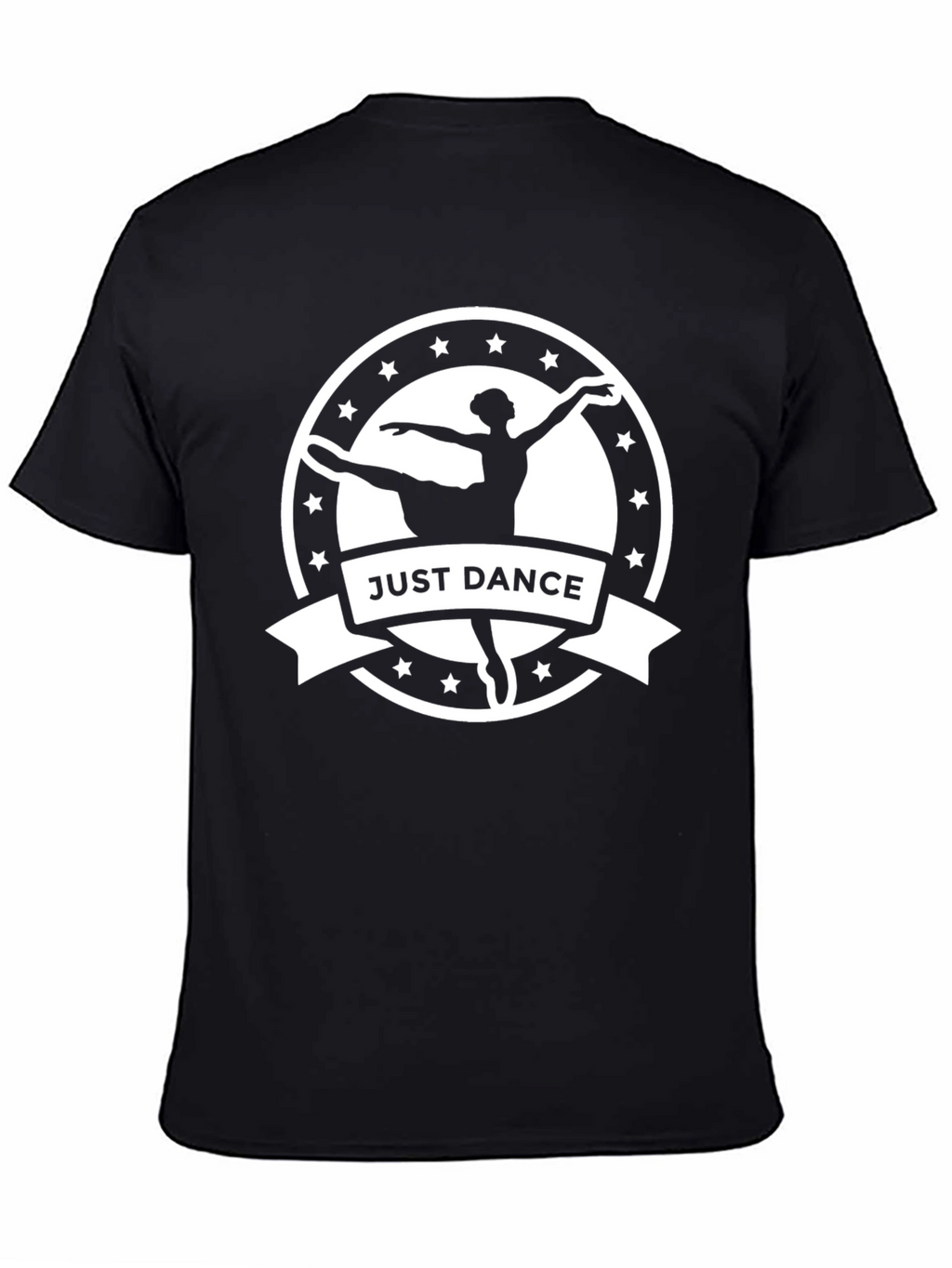 Just Dance Graphic T-Shirt - Stylish Black Tee