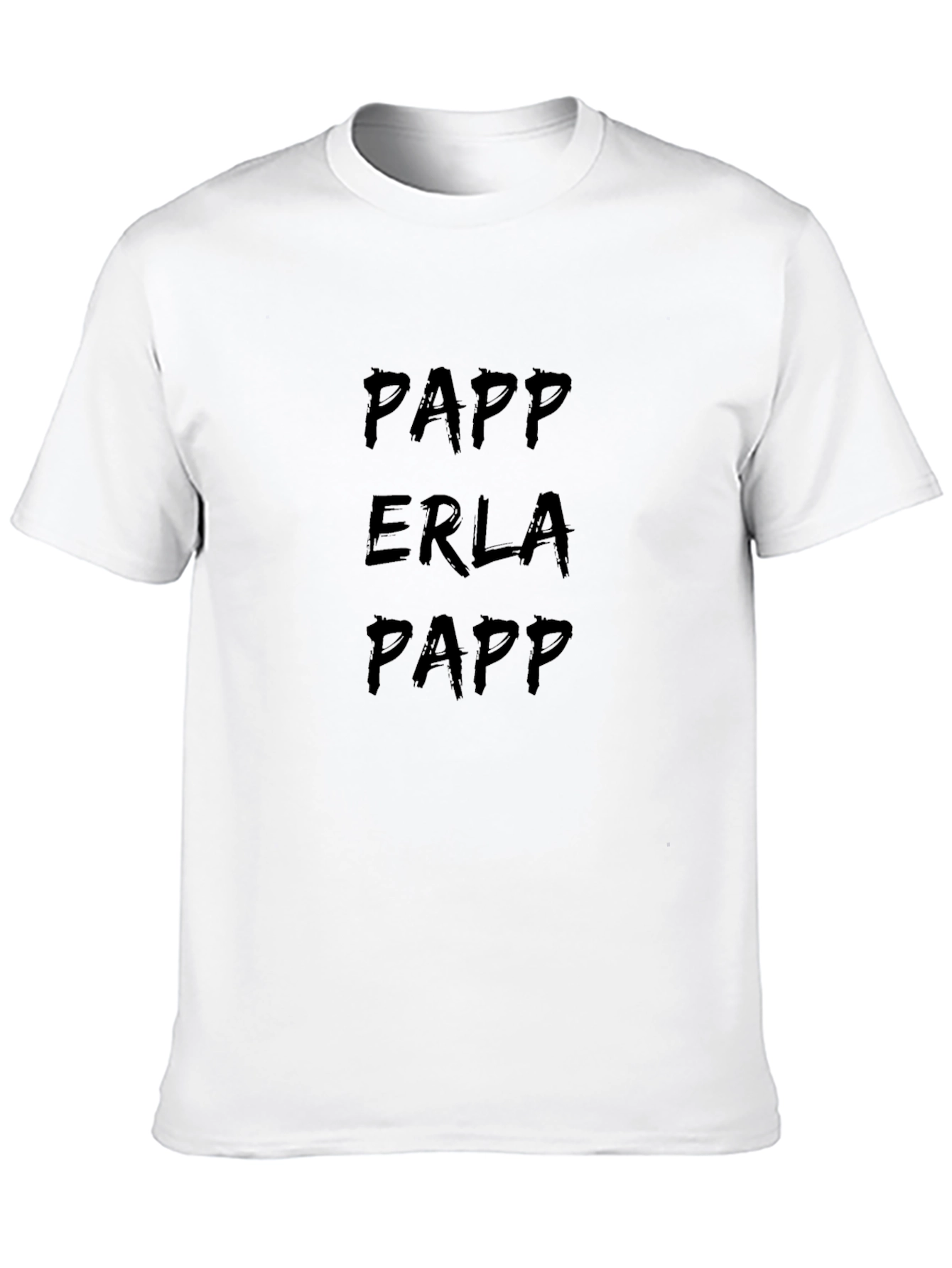 Papp Erla Papp Graphic Tee - Black Cotton Blend