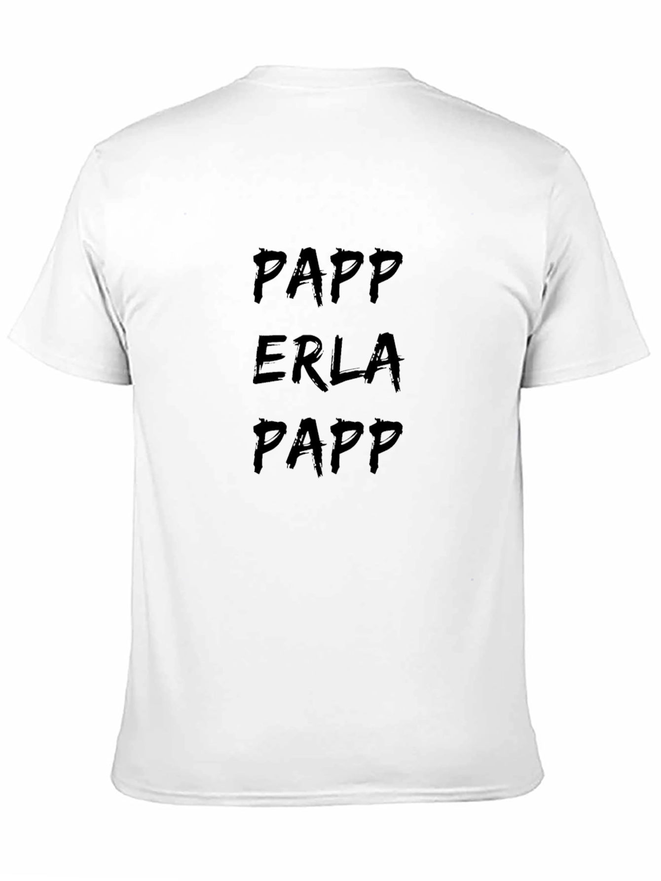 Papp Erla Papp Graphic Tee - Black Cotton Blend