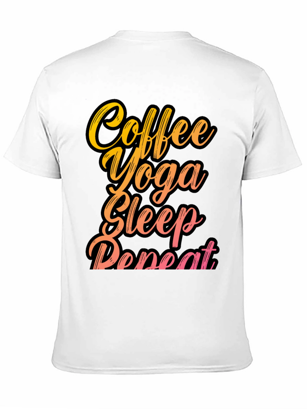 Coffee Yoga Sleep Repeat Graphic Tee