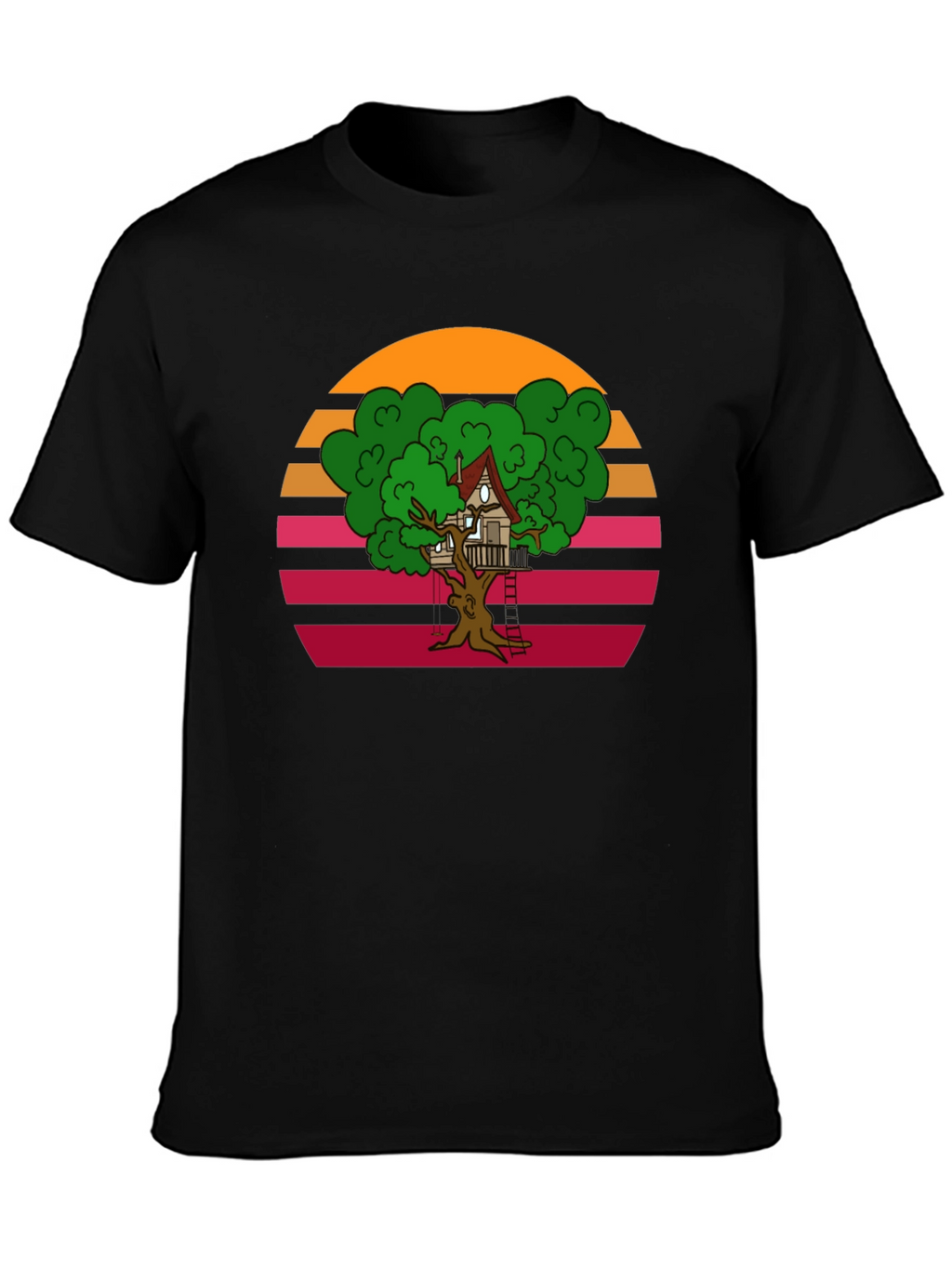 Retro Treehouse Graphic Tee