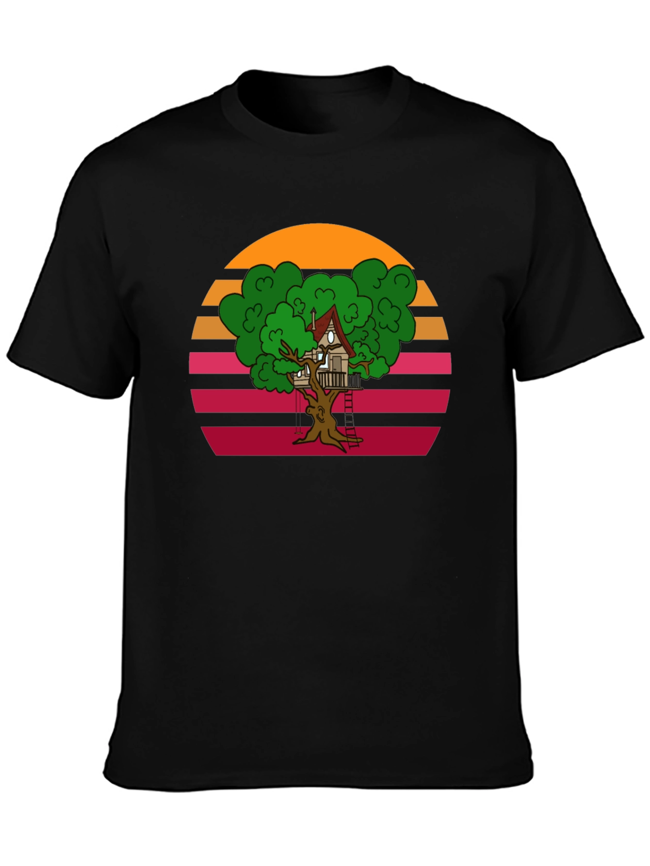 Retro Treehouse Graphic Tee
