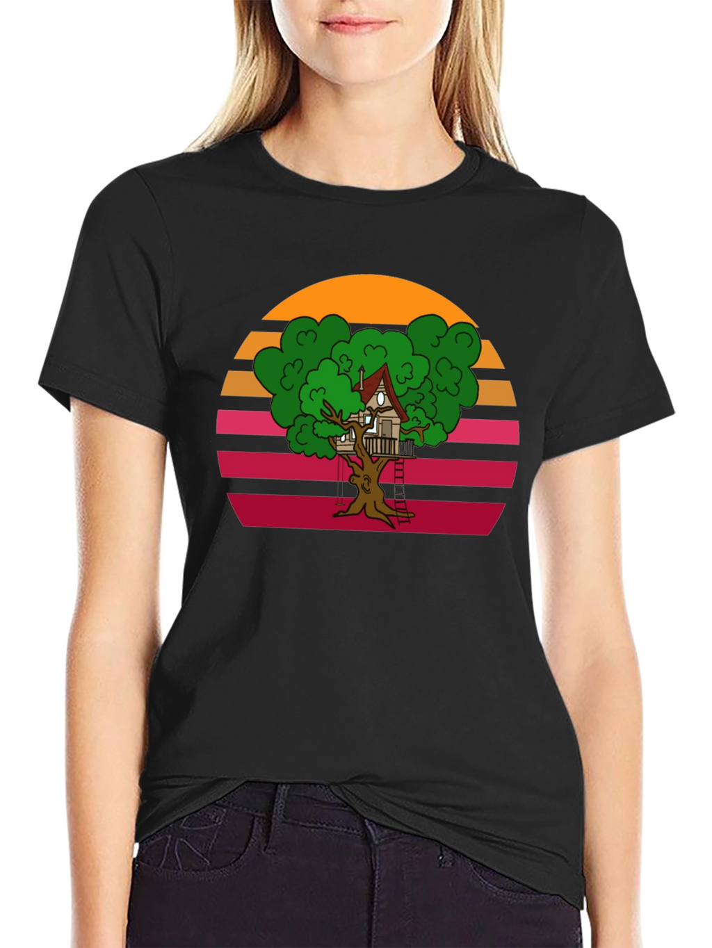 Retro Treehouse Graphic Tee