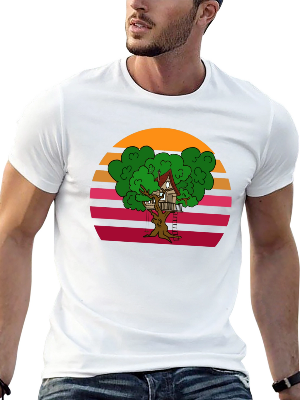 Retro Treehouse Graphic Tee