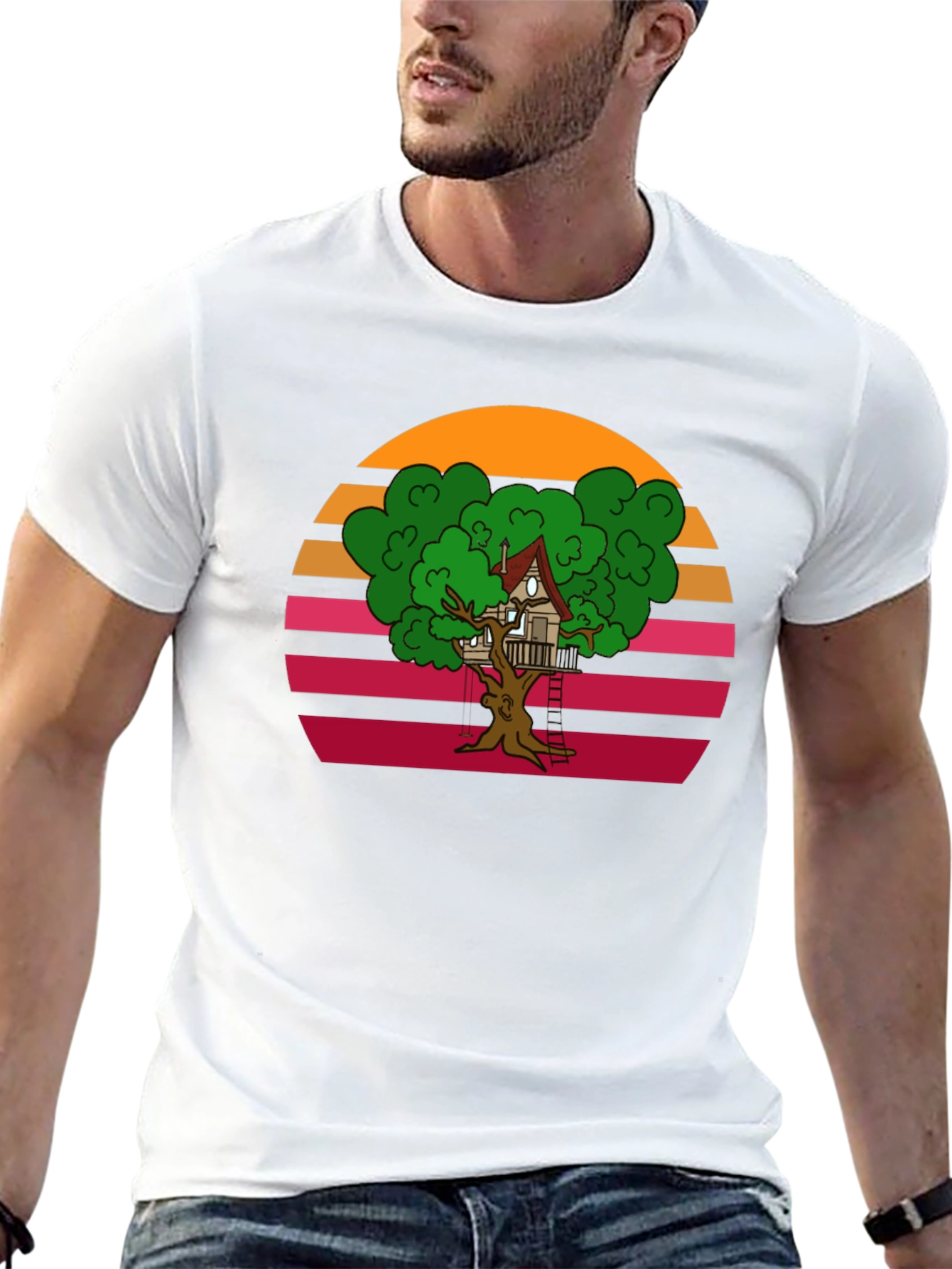 Retro Treehouse Graphic Tee