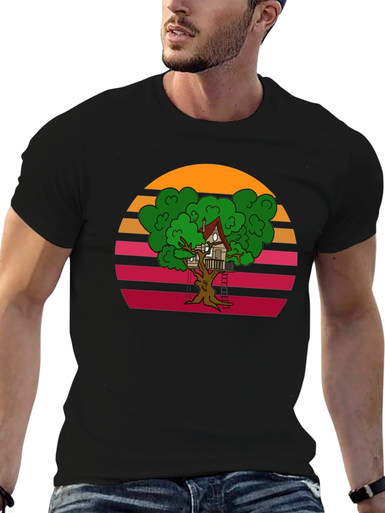 Retro Treehouse Graphic Tee