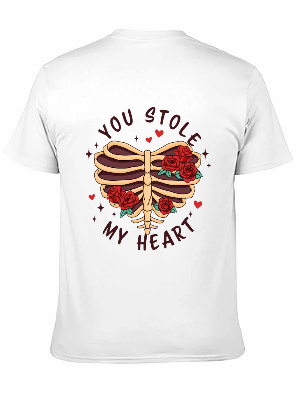 You Stole My Heart Rib Cage Graphic Tee