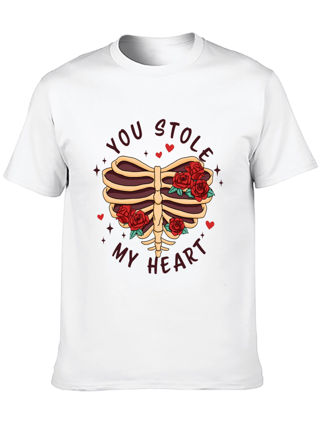 You Stole My Heart Rib Cage Graphic Tee