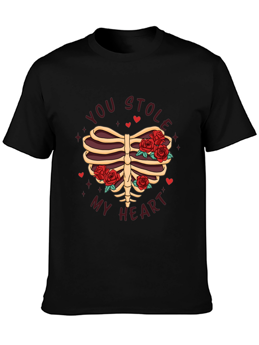 You Stole My Heart Rib Cage Graphic Tee