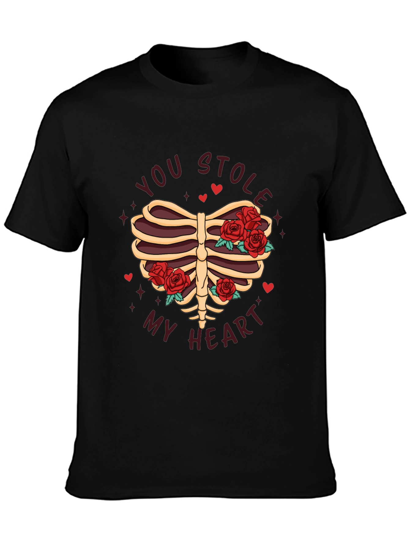 You Stole My Heart Rib Cage Graphic Tee