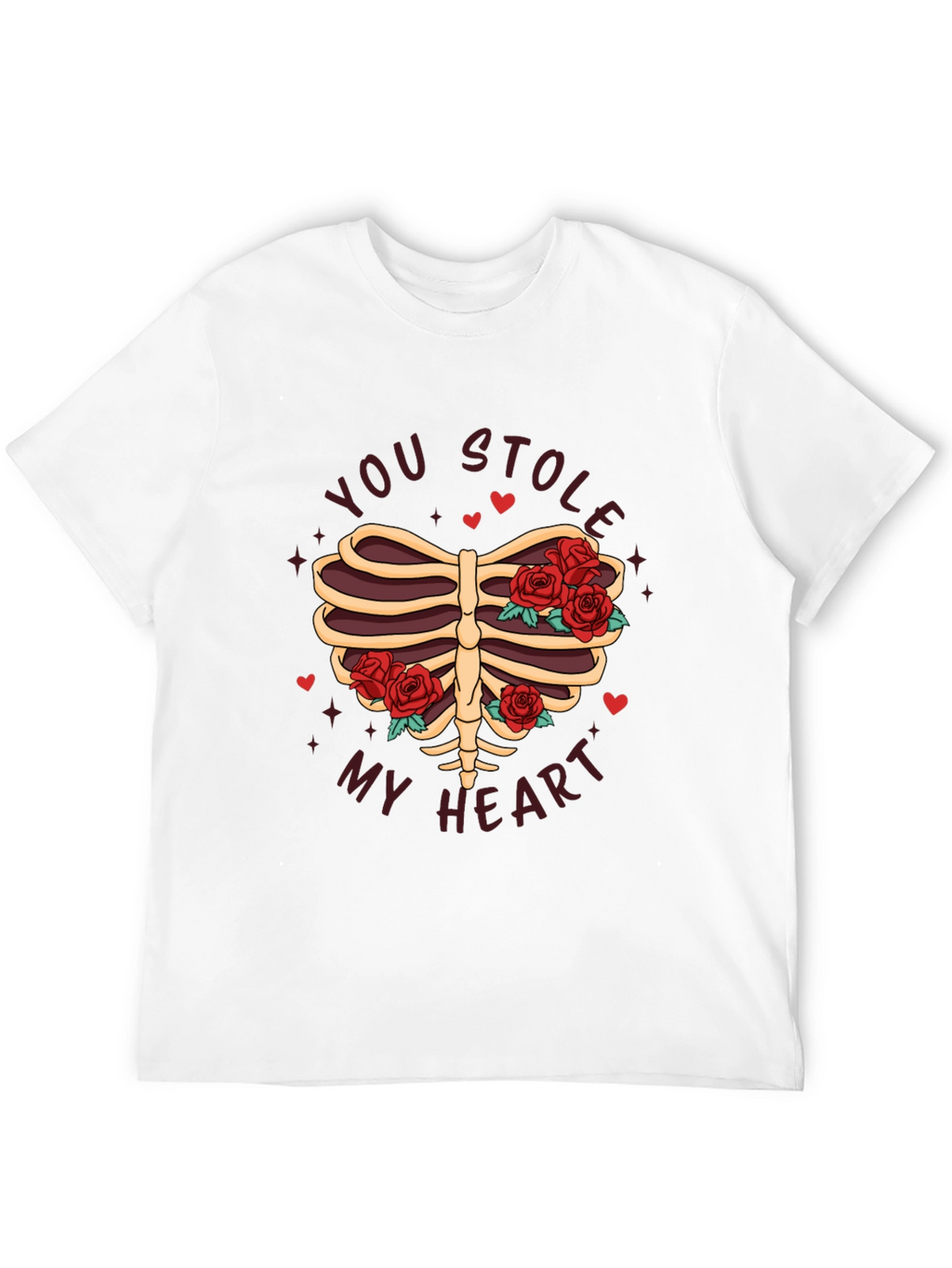 You Stole My Heart Rib Cage Graphic Tee