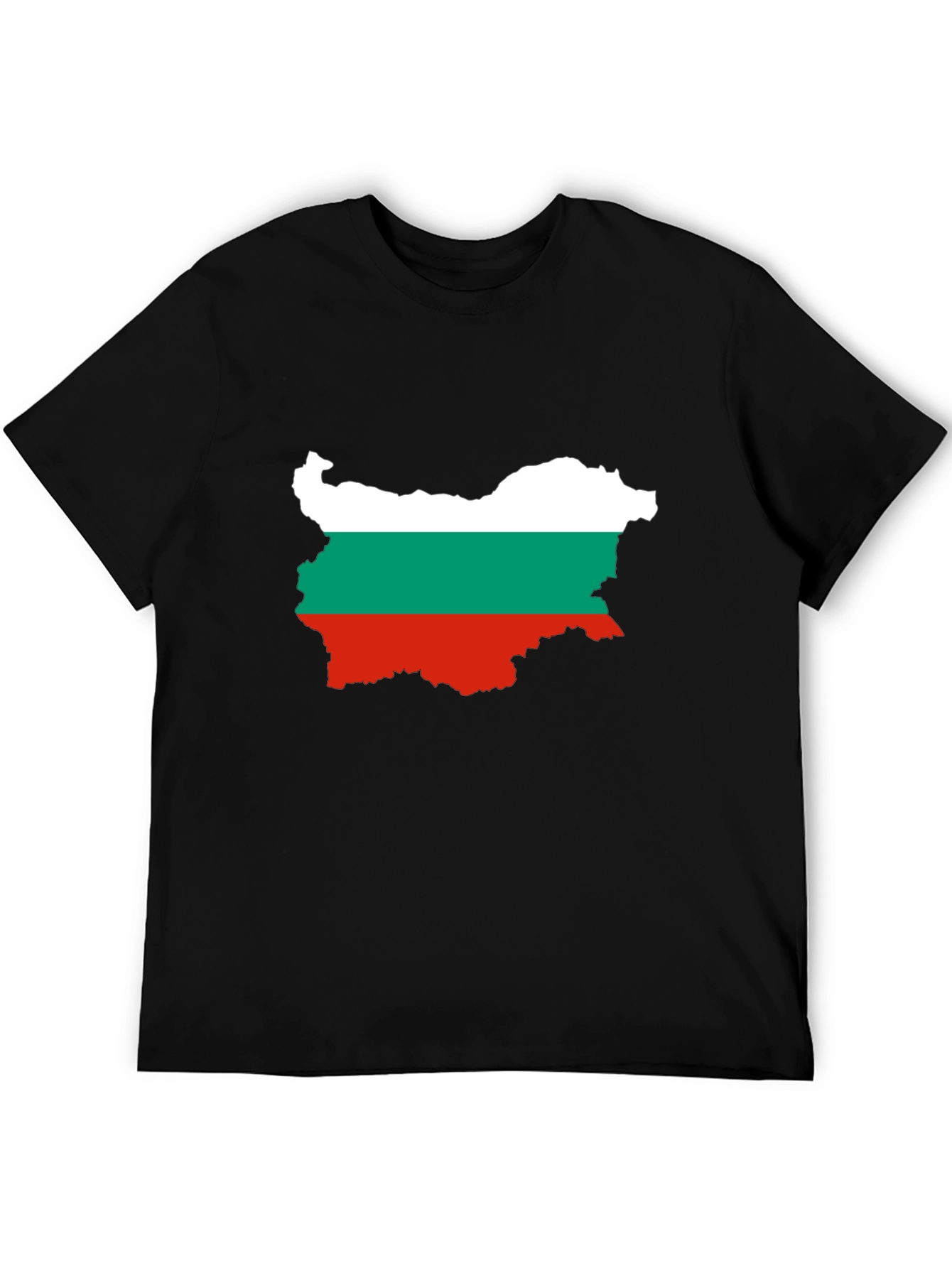 Bulgaria Flag Map Graphic Tee