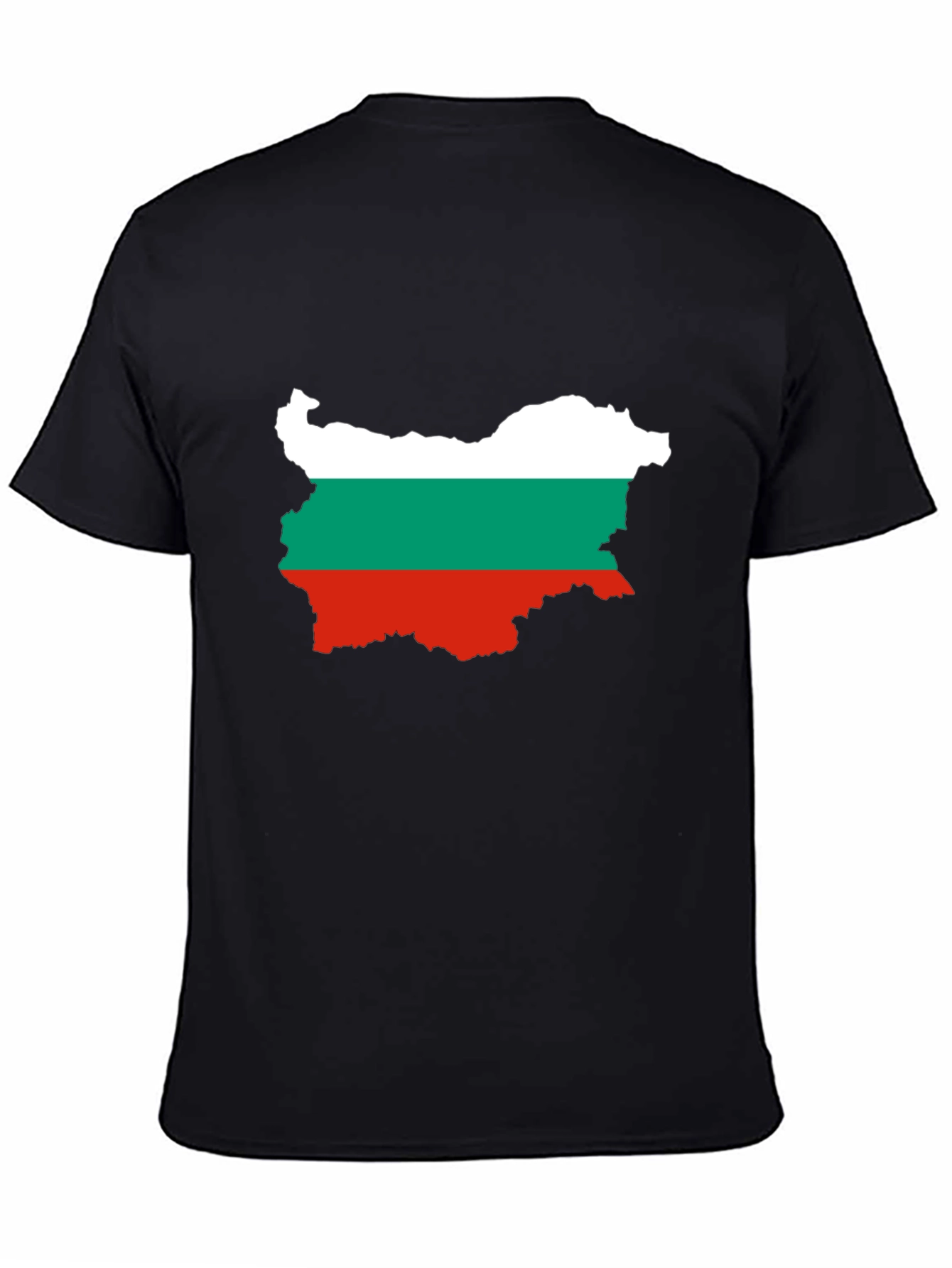 Bulgaria Flag Map Graphic Tee