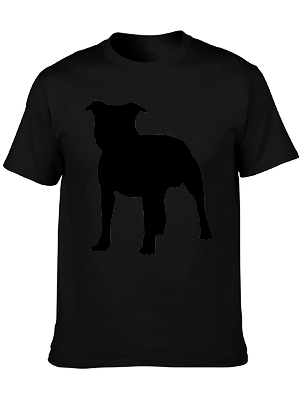 Staffordshire Bull Terrier Silhouette Graphic Tee