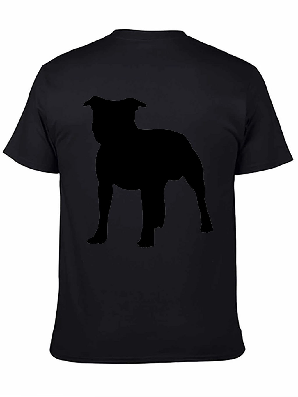 Staffordshire Bull Terrier Silhouette Graphic Tee
