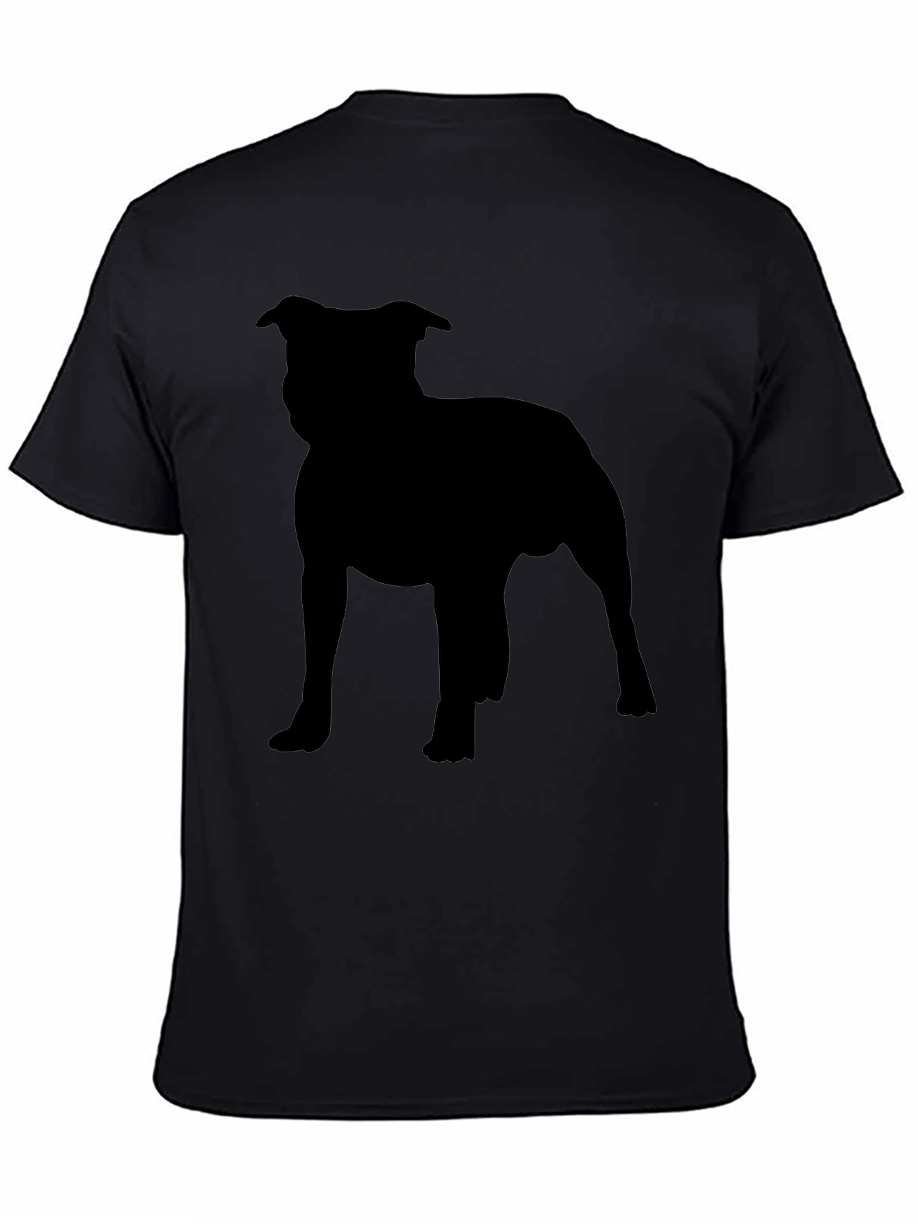 Staffordshire Bull Terrier Silhouette Graphic Tee