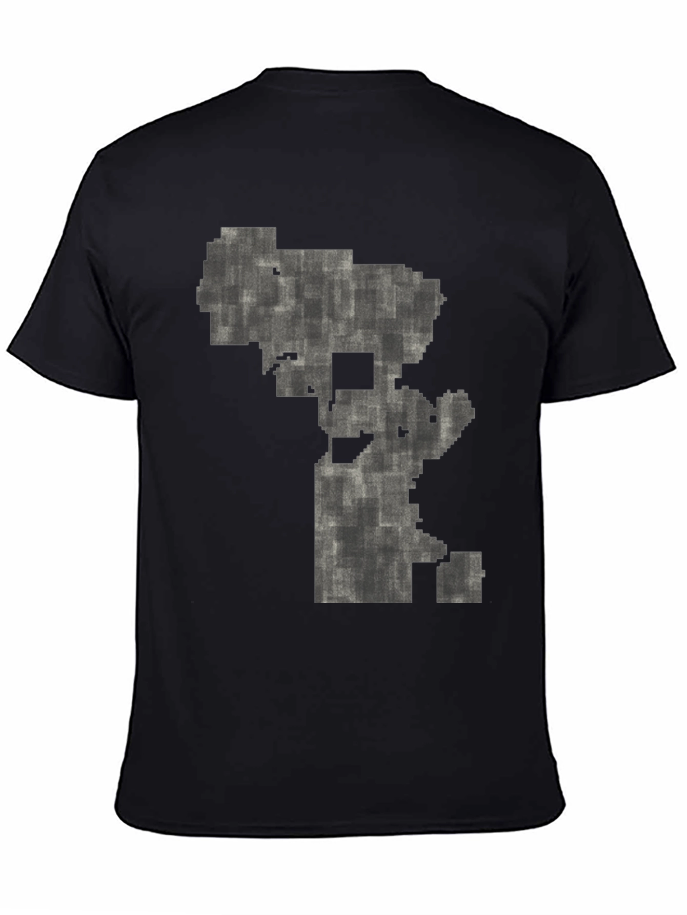 Pixel Art Black T-Shirt