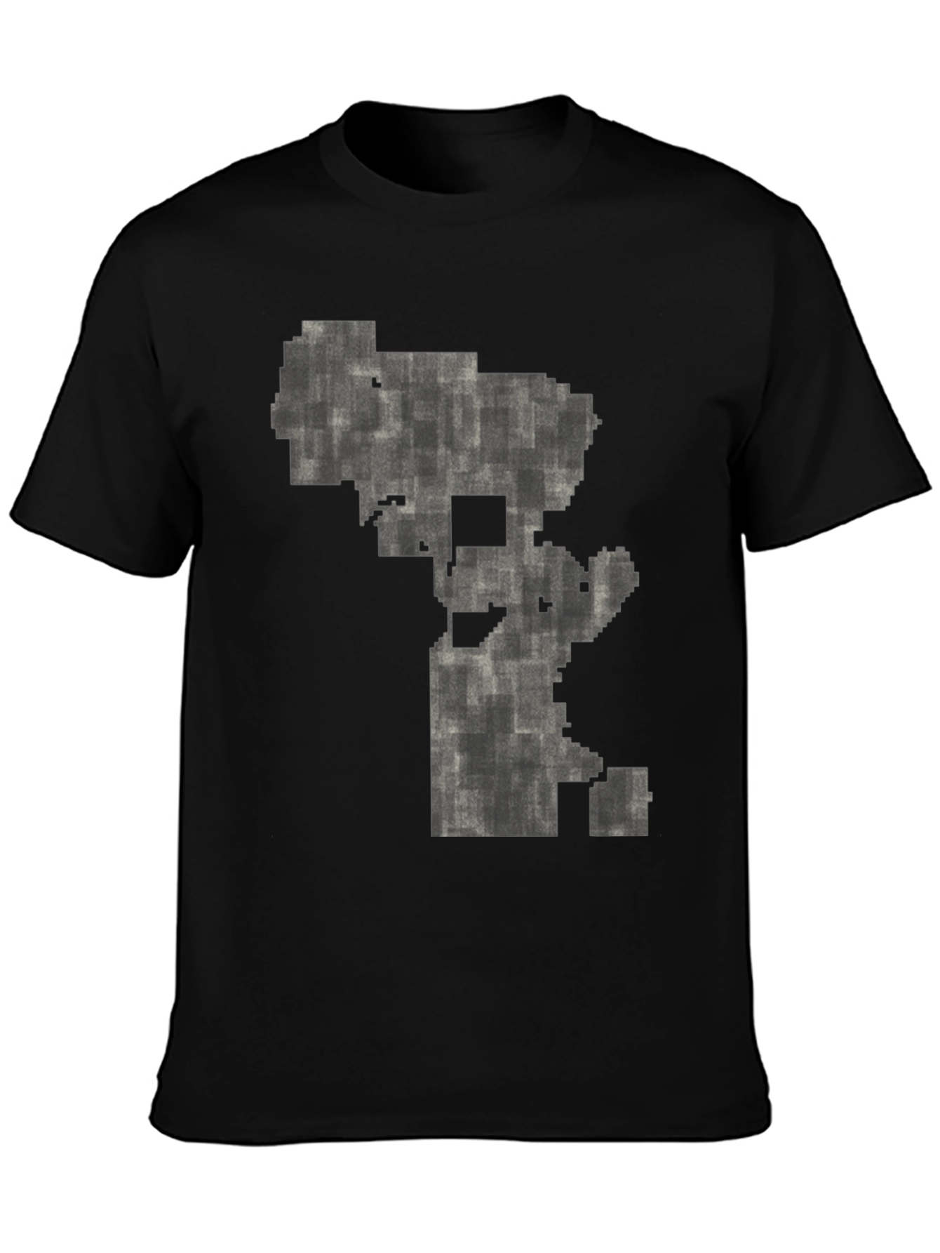 Pixel Art Black T-Shirt