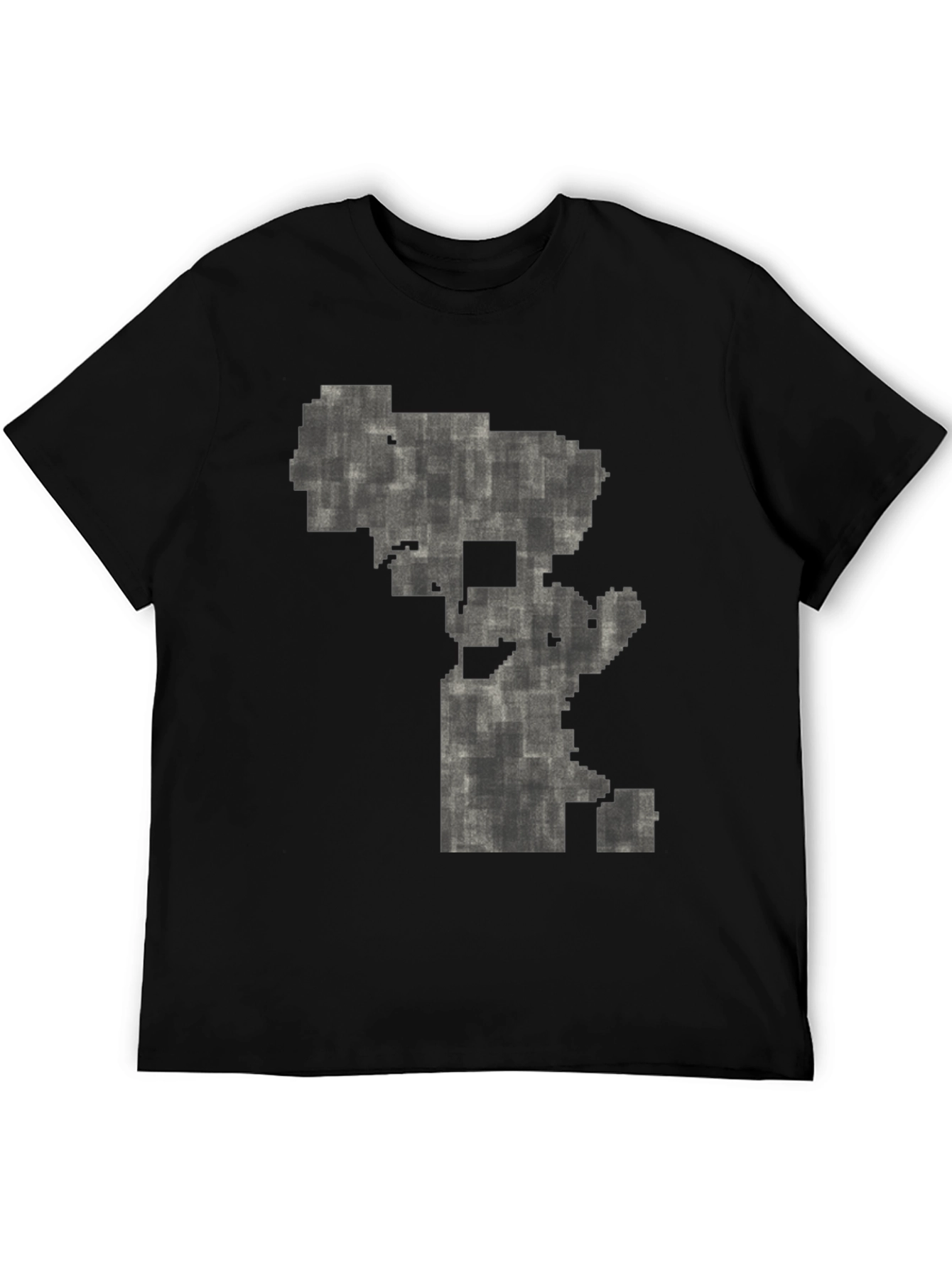 Pixel Art Black T-Shirt