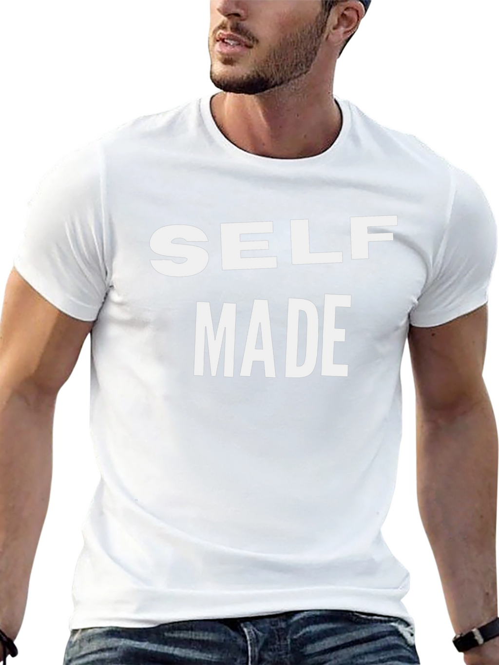 Self Made Graphic Tee - Bold Statement Shirt