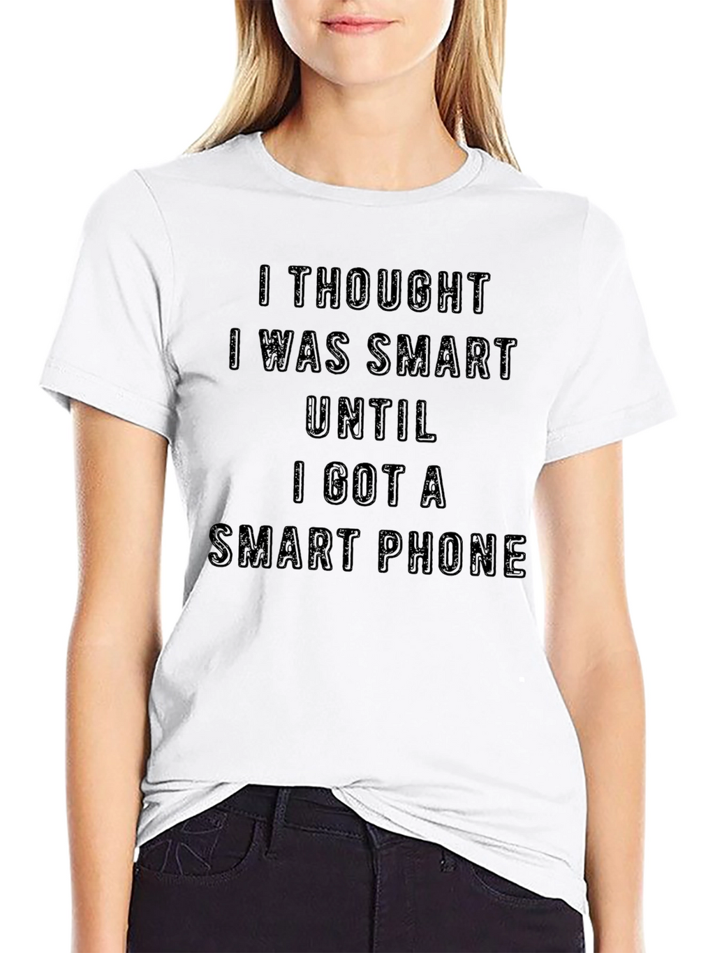 Funny Smart Phone Sarcastic Humor Graphic T-Shirt