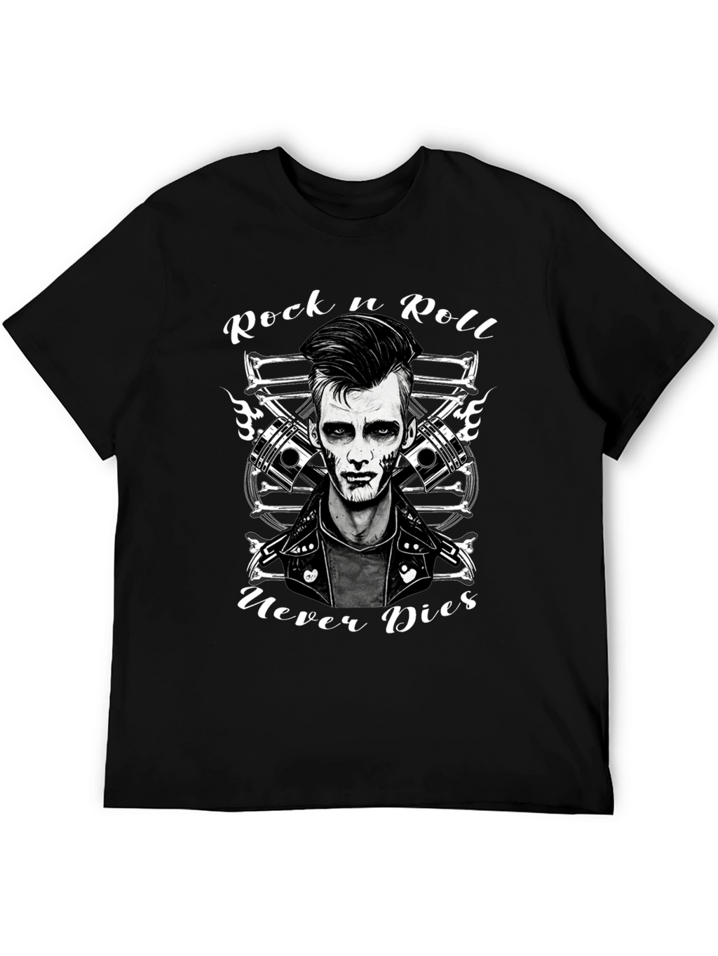 Rock n Roll Never Dies Graphic Tee