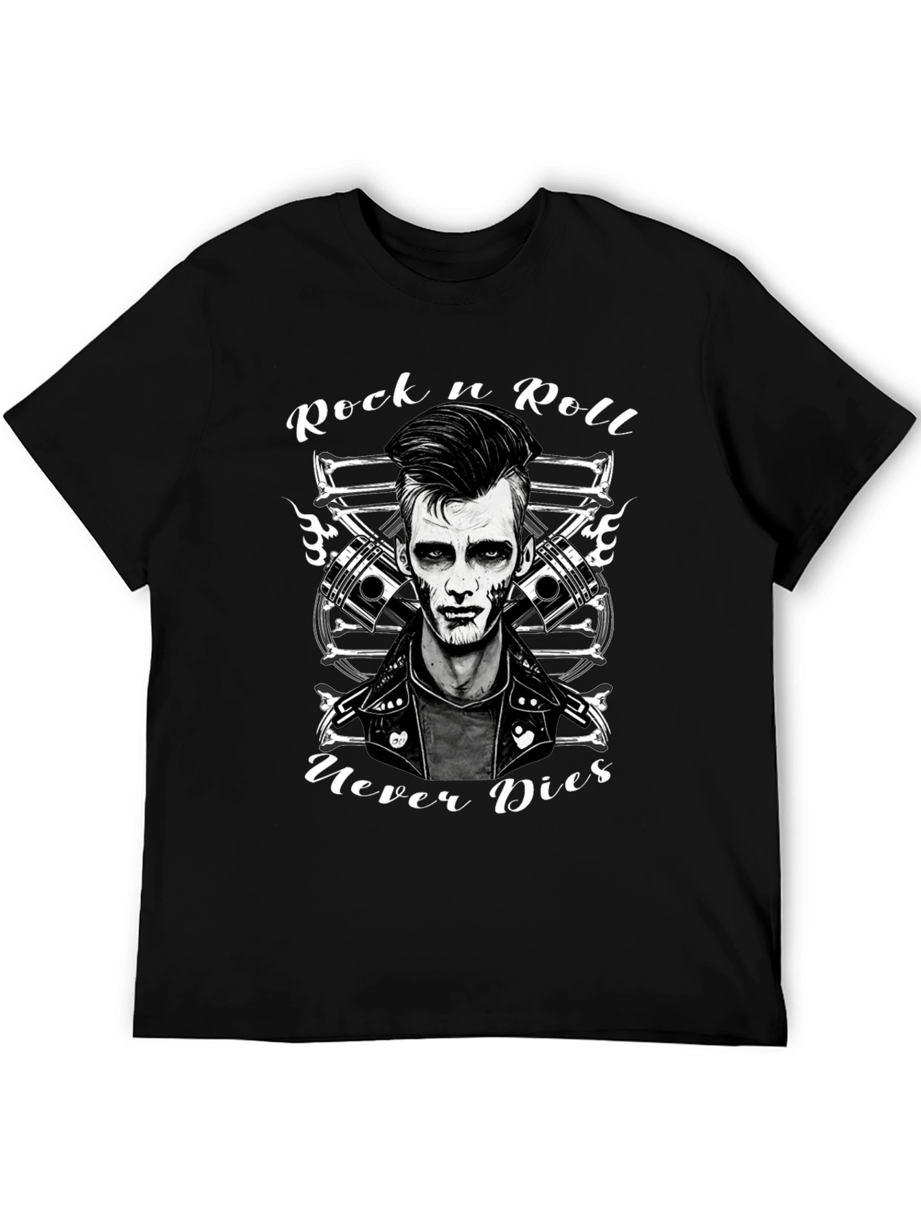 Rock n Roll Never Dies Graphic Tee