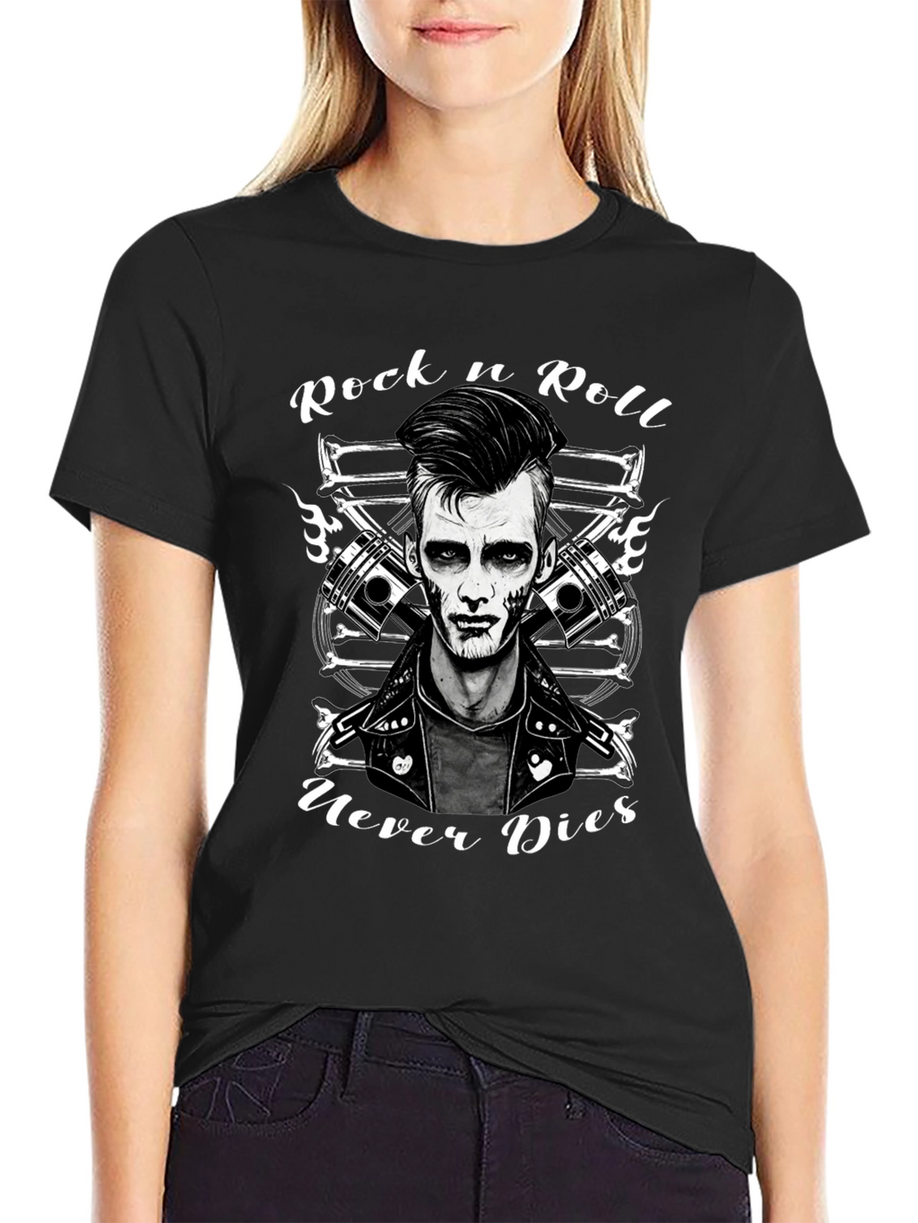 Rock n Roll Never Dies Graphic Tee